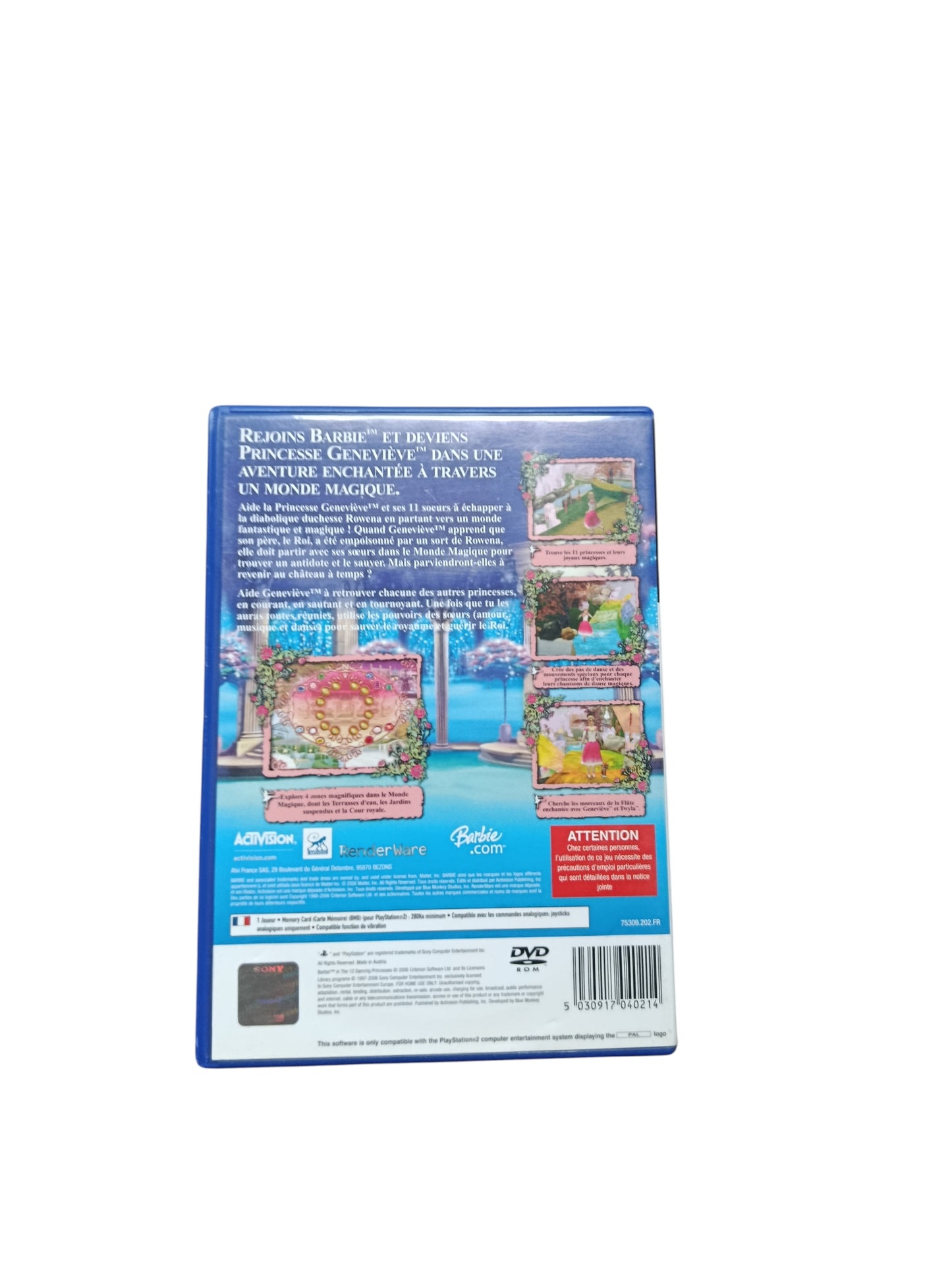 Barbie Princess playstation 2 (PS2)