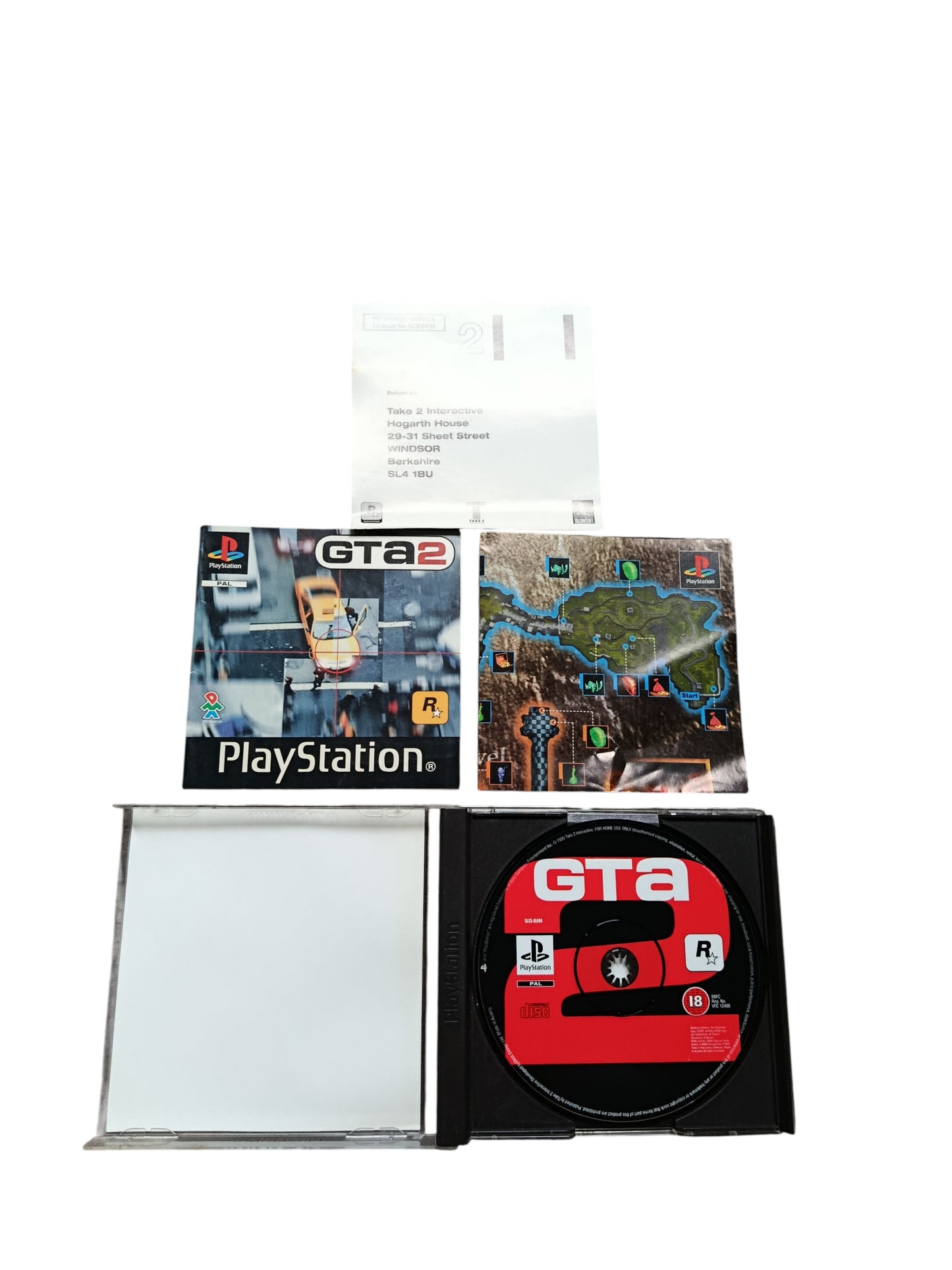GTA 2 – PlayStation 1 (PS1) – Version FRA