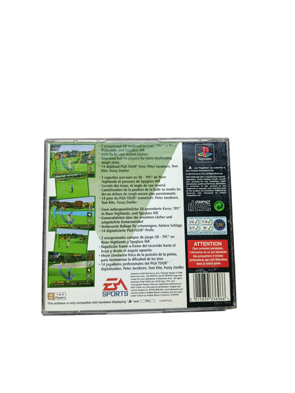 PGA Tour 96 PS1 PAL Fonctionnel | Masaru