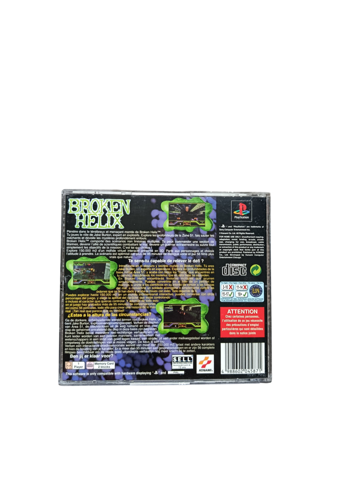 Broken Helix PlayStation 1 (PS1)