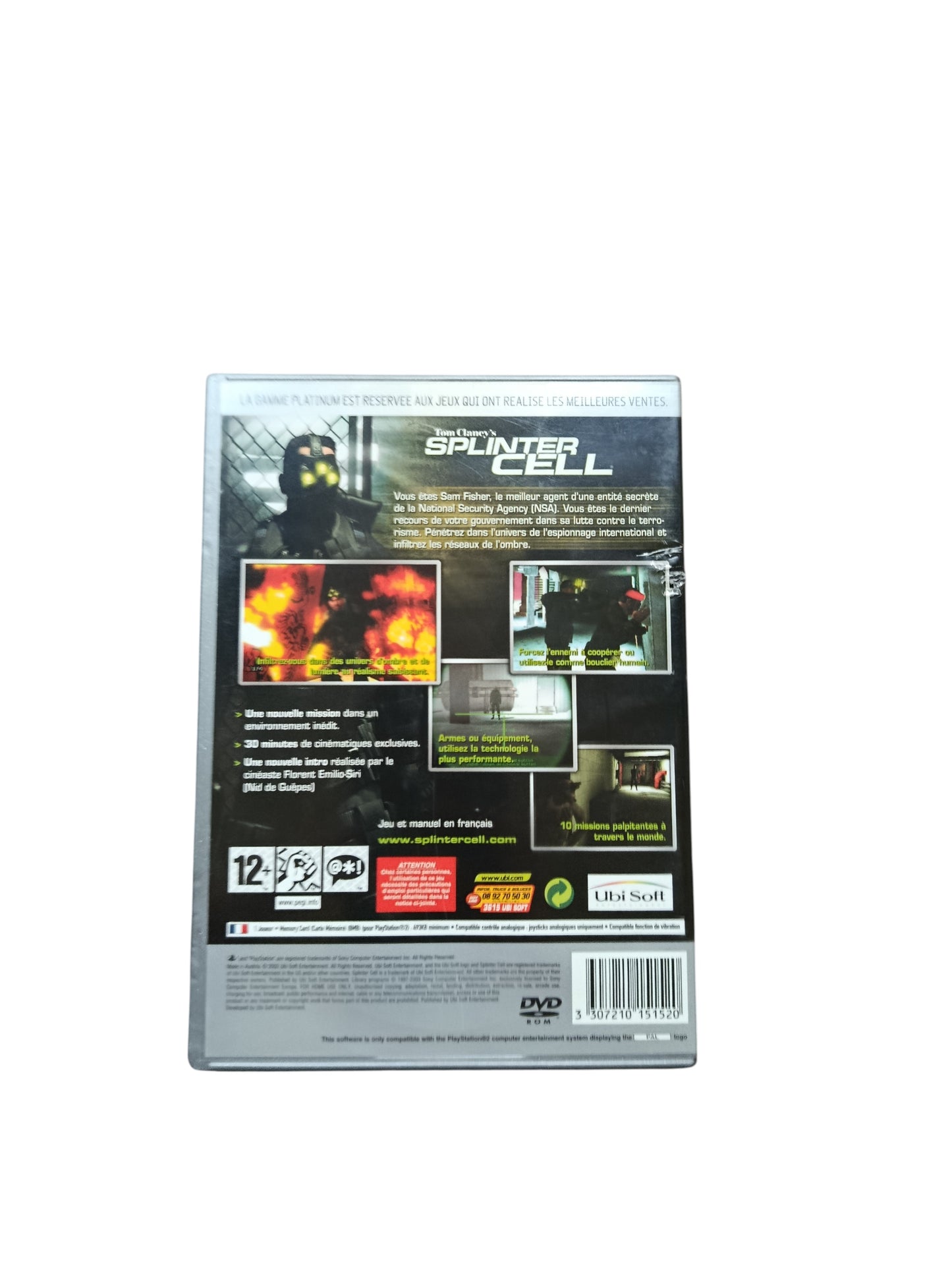 Tom Clancy's Splinter Cell - Platinium playstation 2 (PS2)