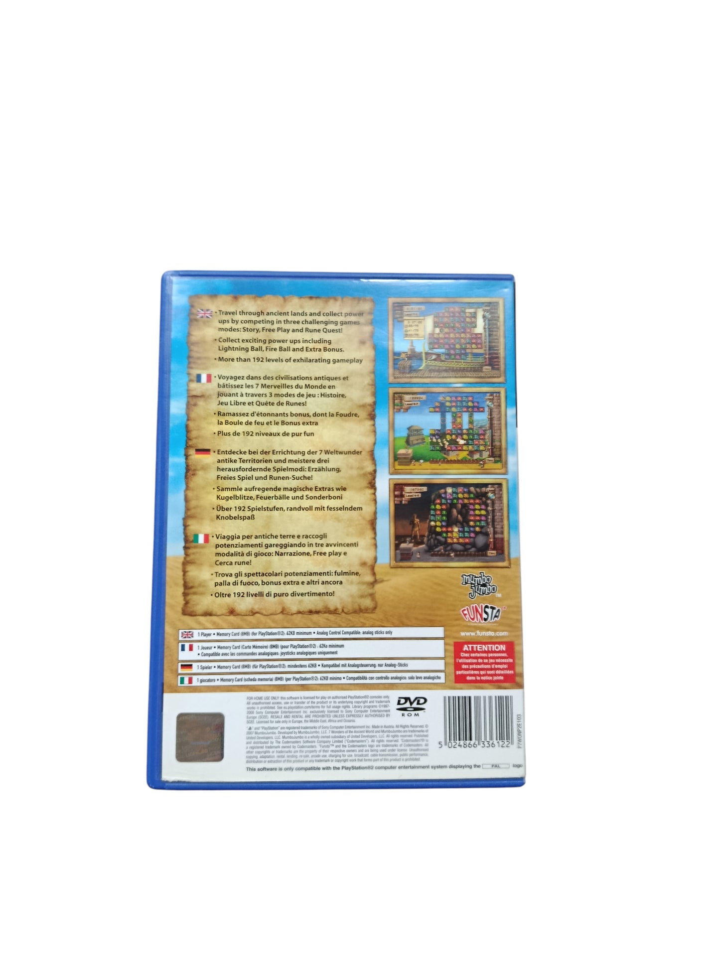 7 Wonders of the Ancient World playstation 2 (PS2)