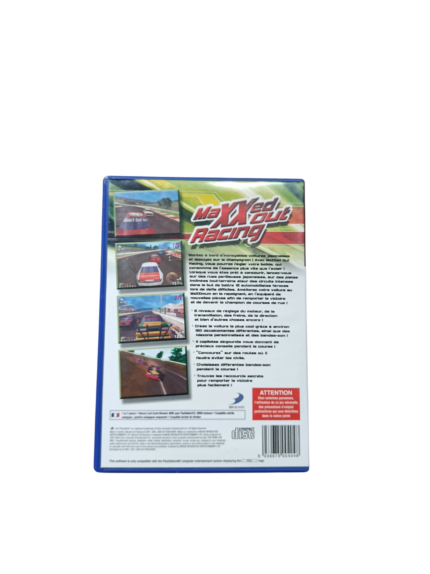 Maxxed Out Racing playstation 2 (PS2)