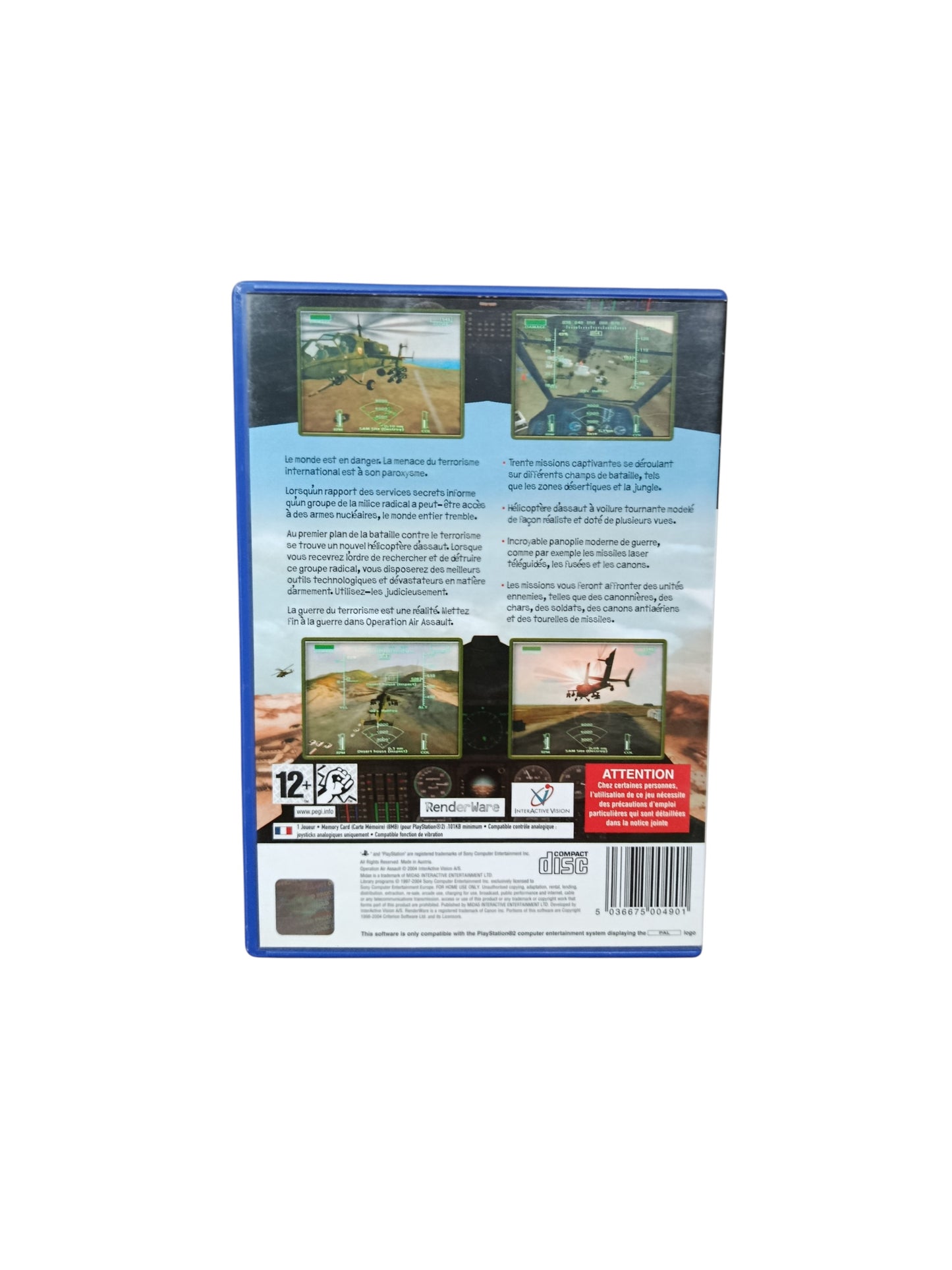 Operation Air Assault playstation 2 (PS2)