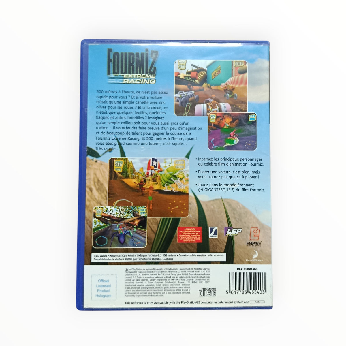 Fourmiz Extreme Racing playstation 2 (PS2)