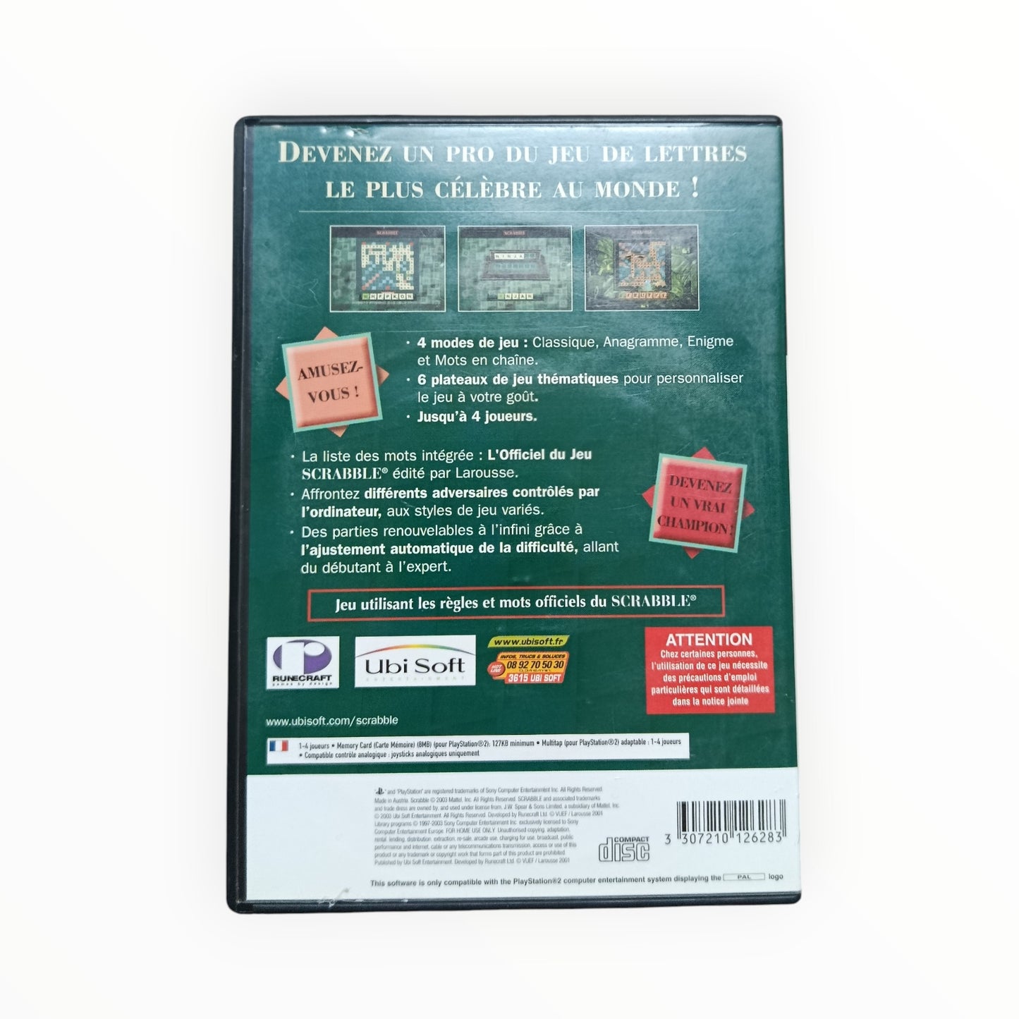 Scrabble playstation 2 (PS2)