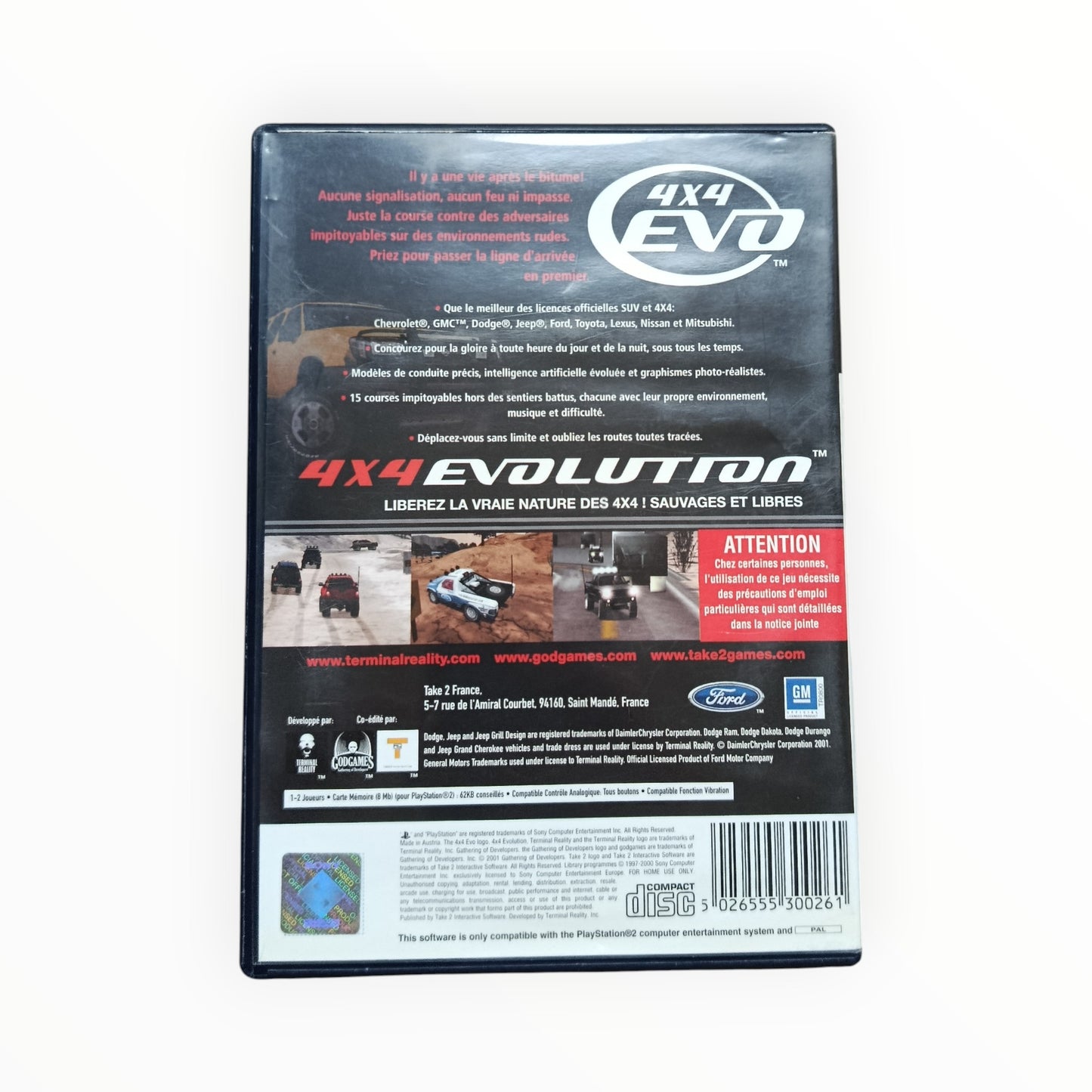 4x4 Evolution playstation 2 (PS2)