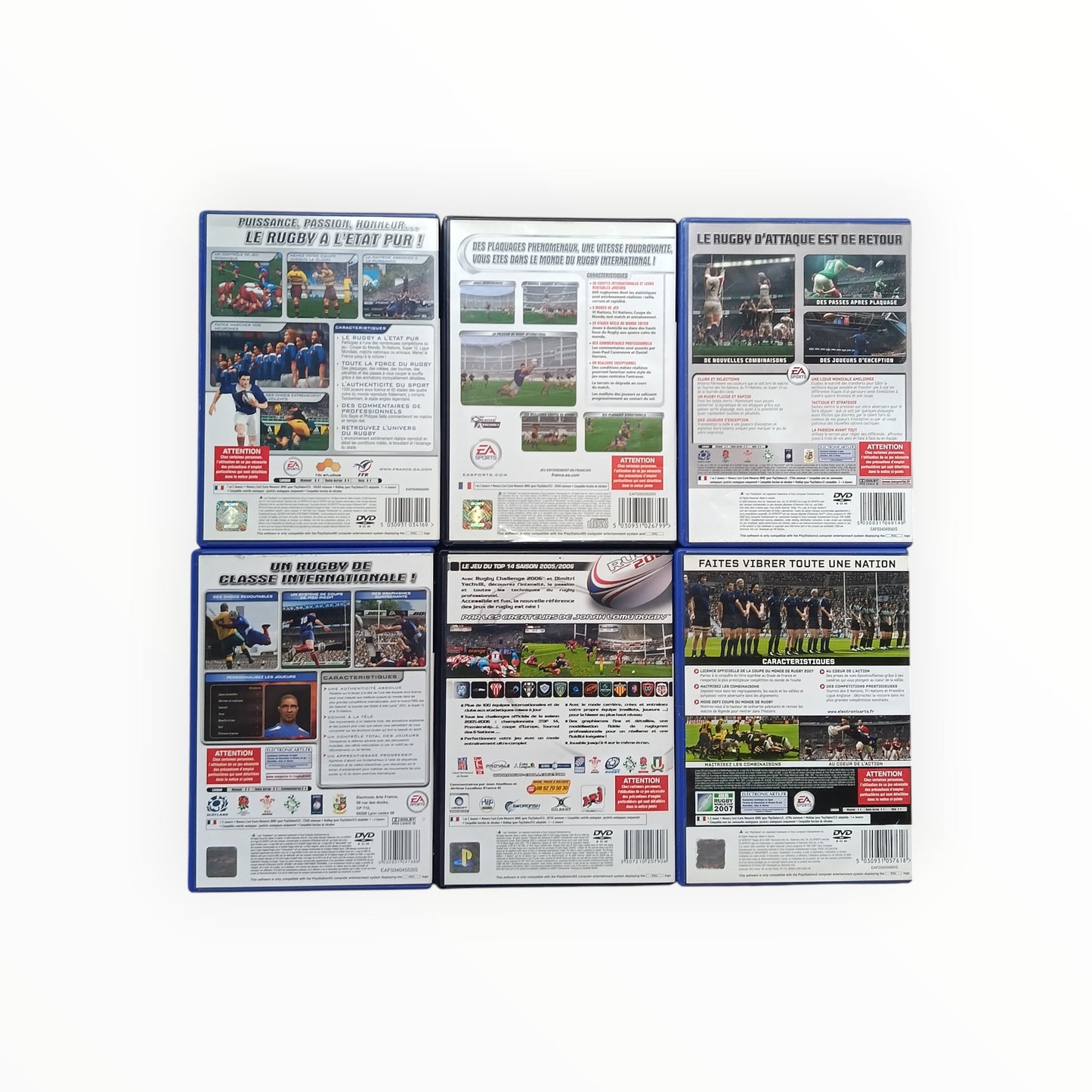 Bundle lot Rugby Playstation 2 (PS2)