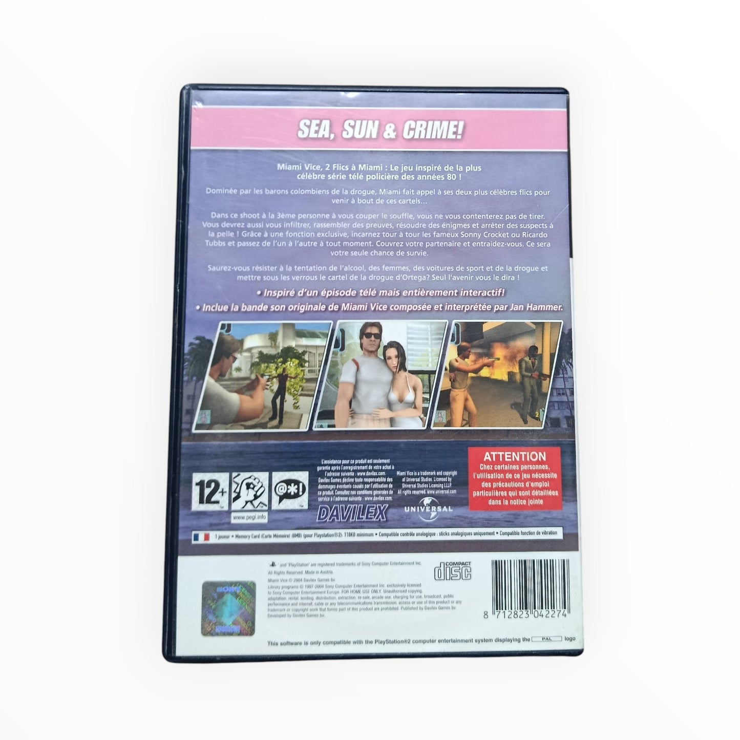 Miami Vice playstation 2 (PS2)