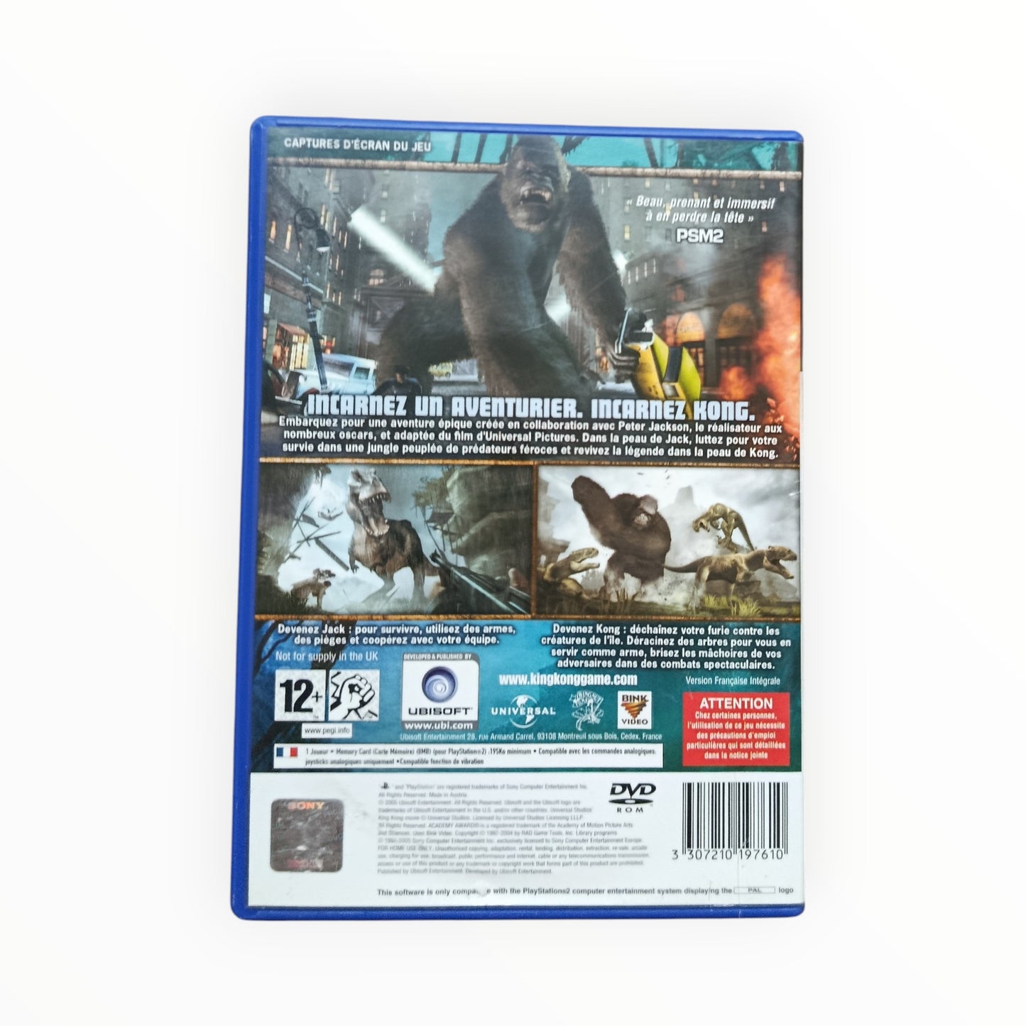 Peter Jackson's King Kong playstation 2 (PS2)