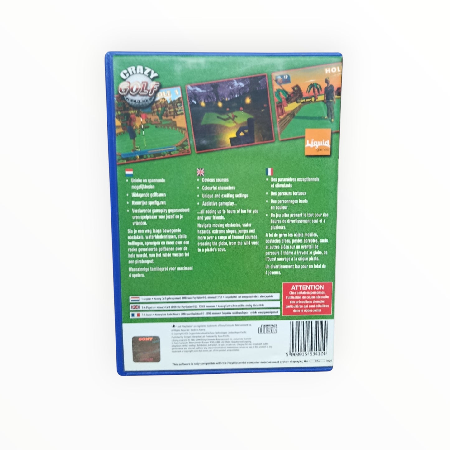 Crazy Golf World Tour playstation 2 (PS2)