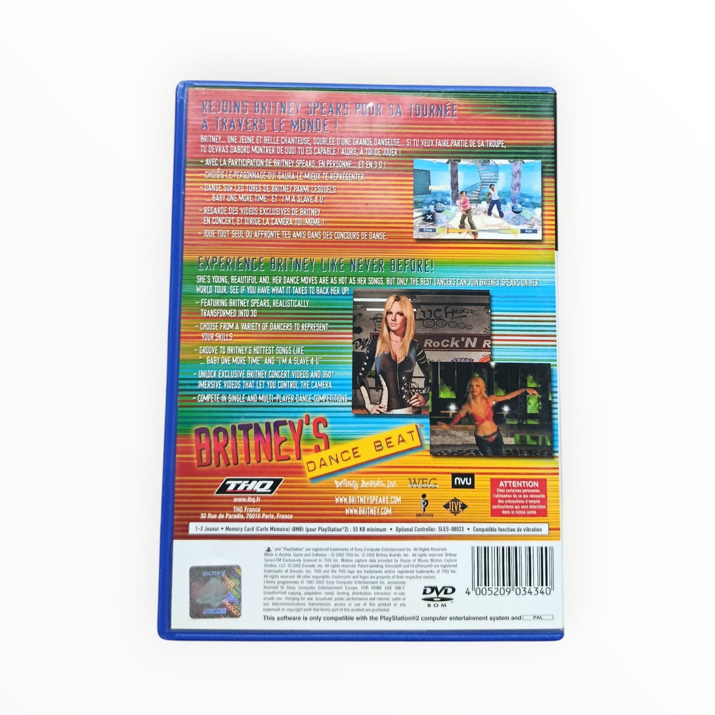 Britney's Dance Beat playstation 2 (PS2)