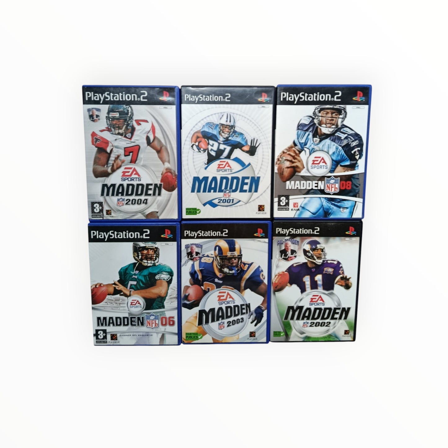 PACK Bundle Madden NFL Playstation 2 (PS2)
