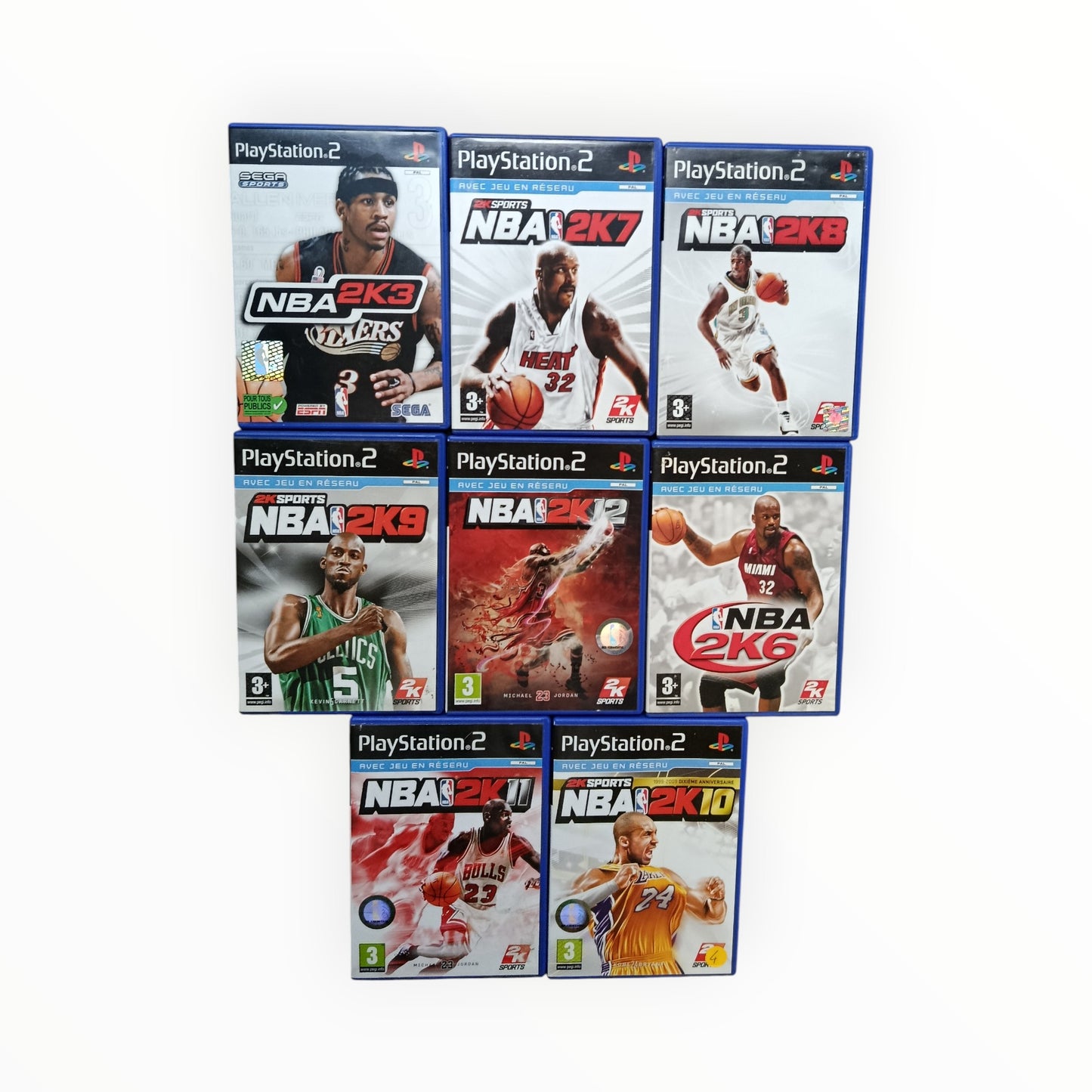 Lot Bundle NBA 2K playstation 2 (PS2)