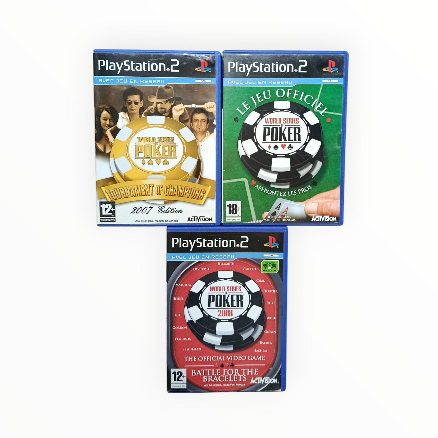 Lot Bundle Poker playstation 2 (PS2)