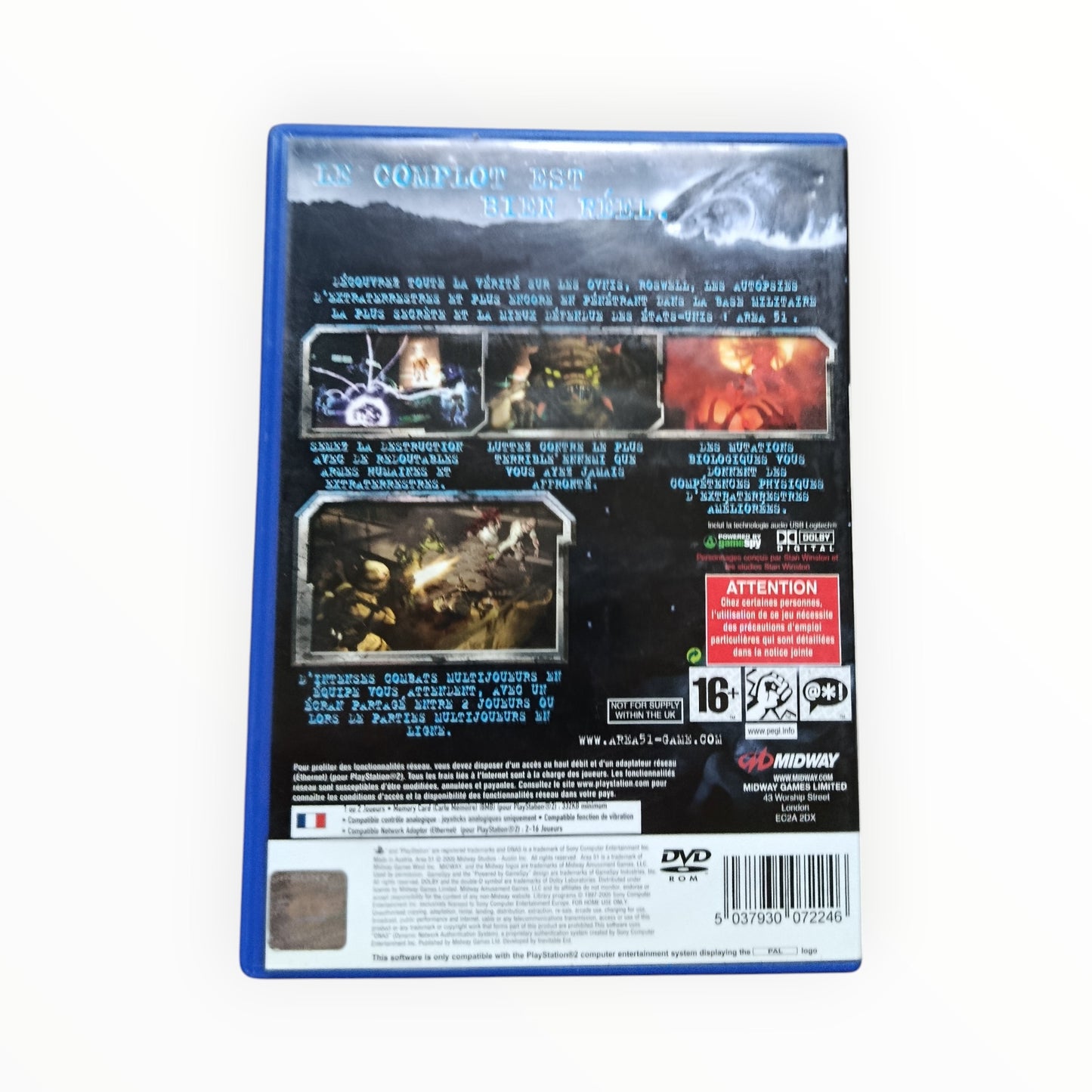 Area 51 playstation 2 (PS2)