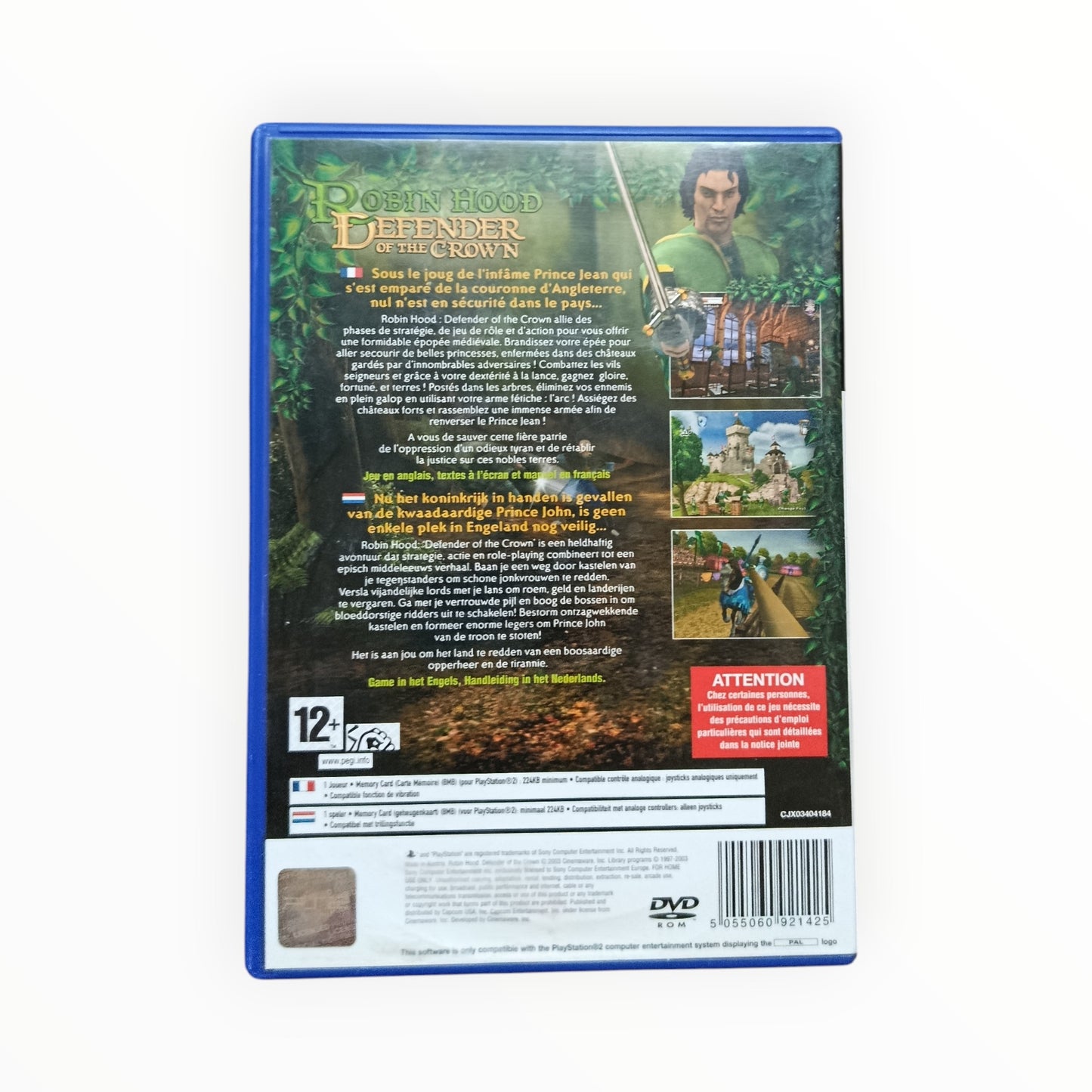 Robin Hood : Defender of the Crown playstation 2 (PS2)