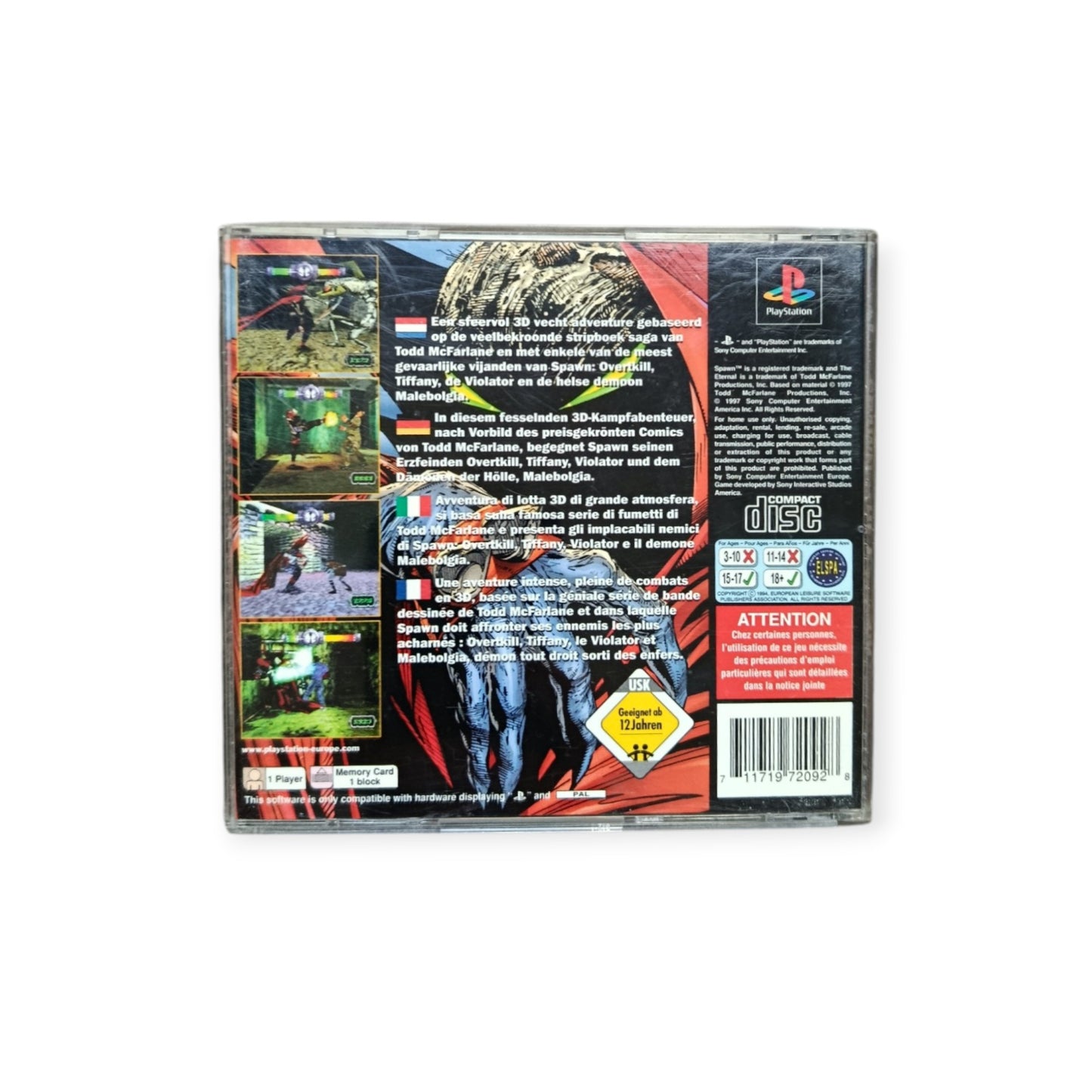 Spawn: The Eternal – PlayStation 1 (PS1) | Complet