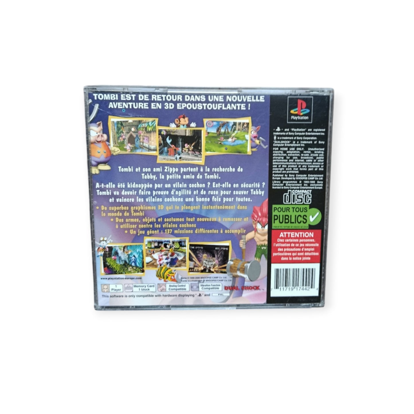Tombi 2 – PlayStation 1 (PS1) | Complet