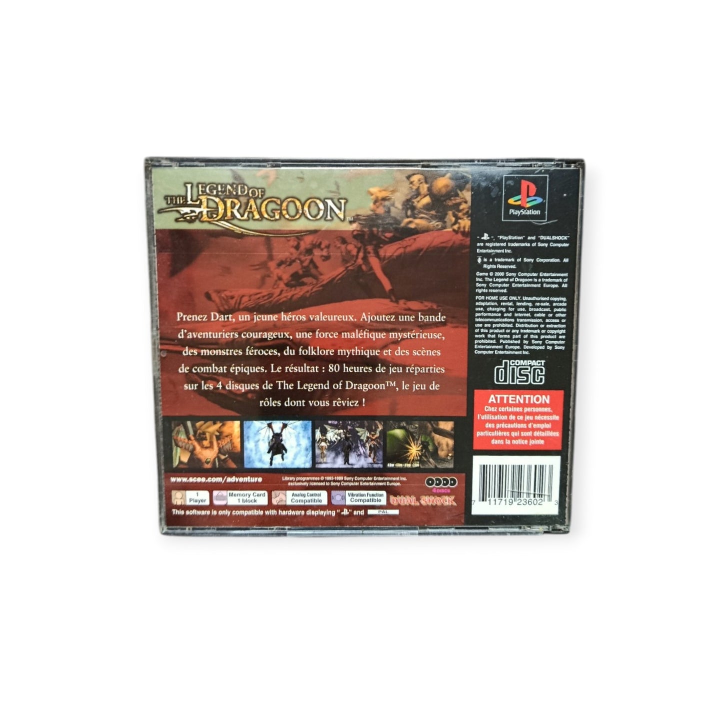 The Legend of Dragoon – PlayStation 1 (PS1) | Complet FRA