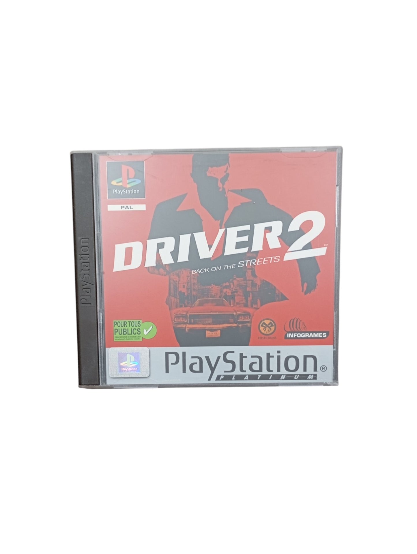 Driver 2 – PlayStation 1 (Complet) FRA Version Platinum