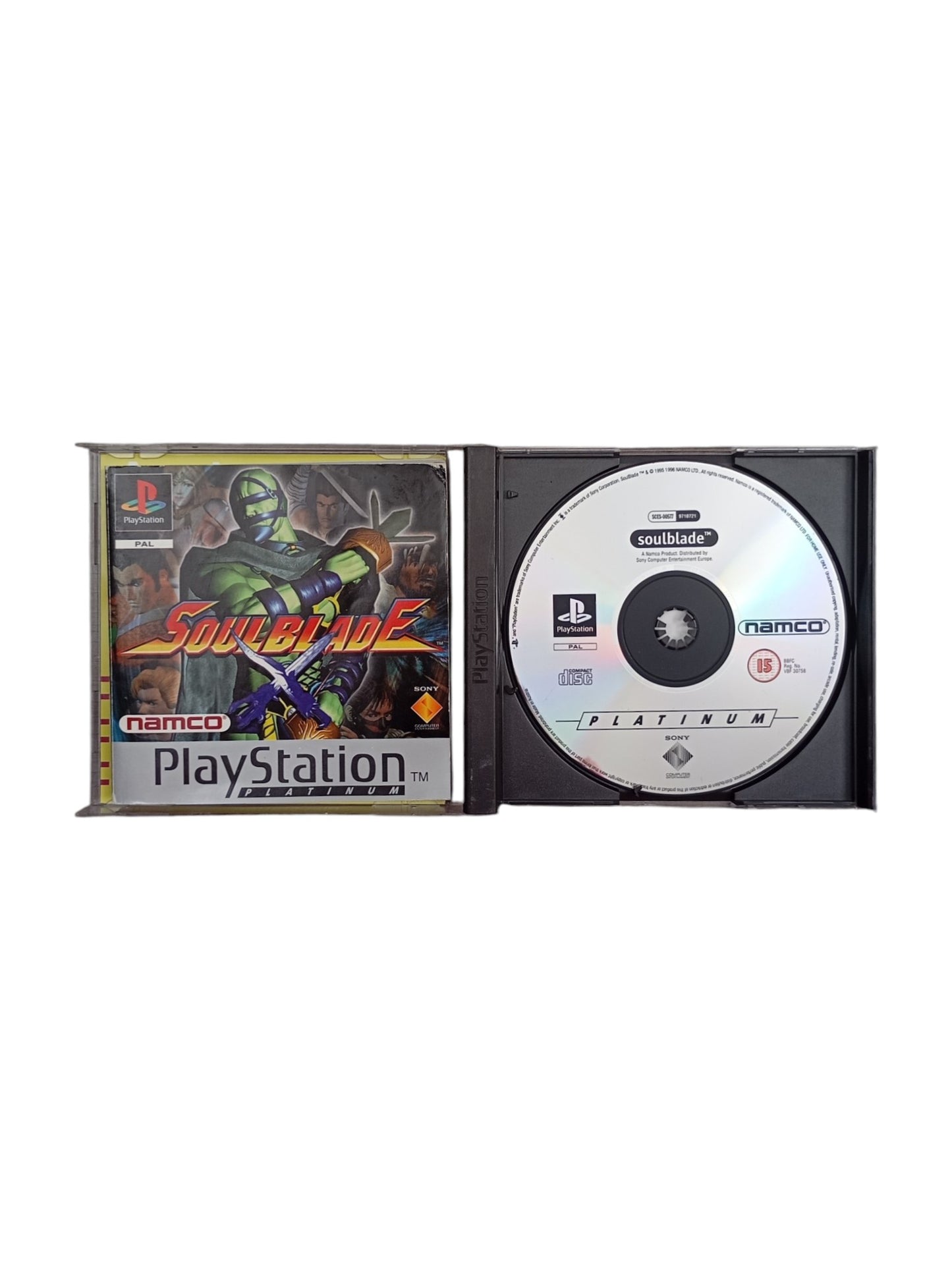 Soul Blade playstation 1 (PS1) Version Platinum