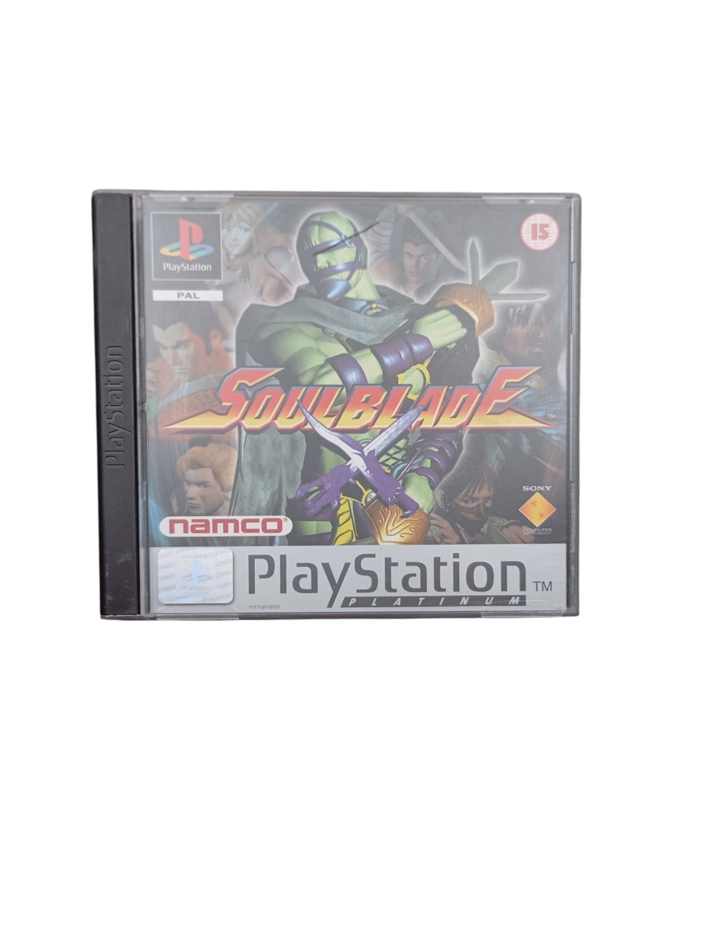 Soul Blade playstation 1 (PS1) Version Platinum