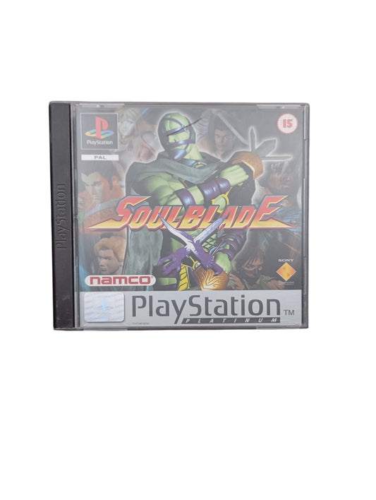 Soul Blade playstation 1 (PS1) Version Platinum