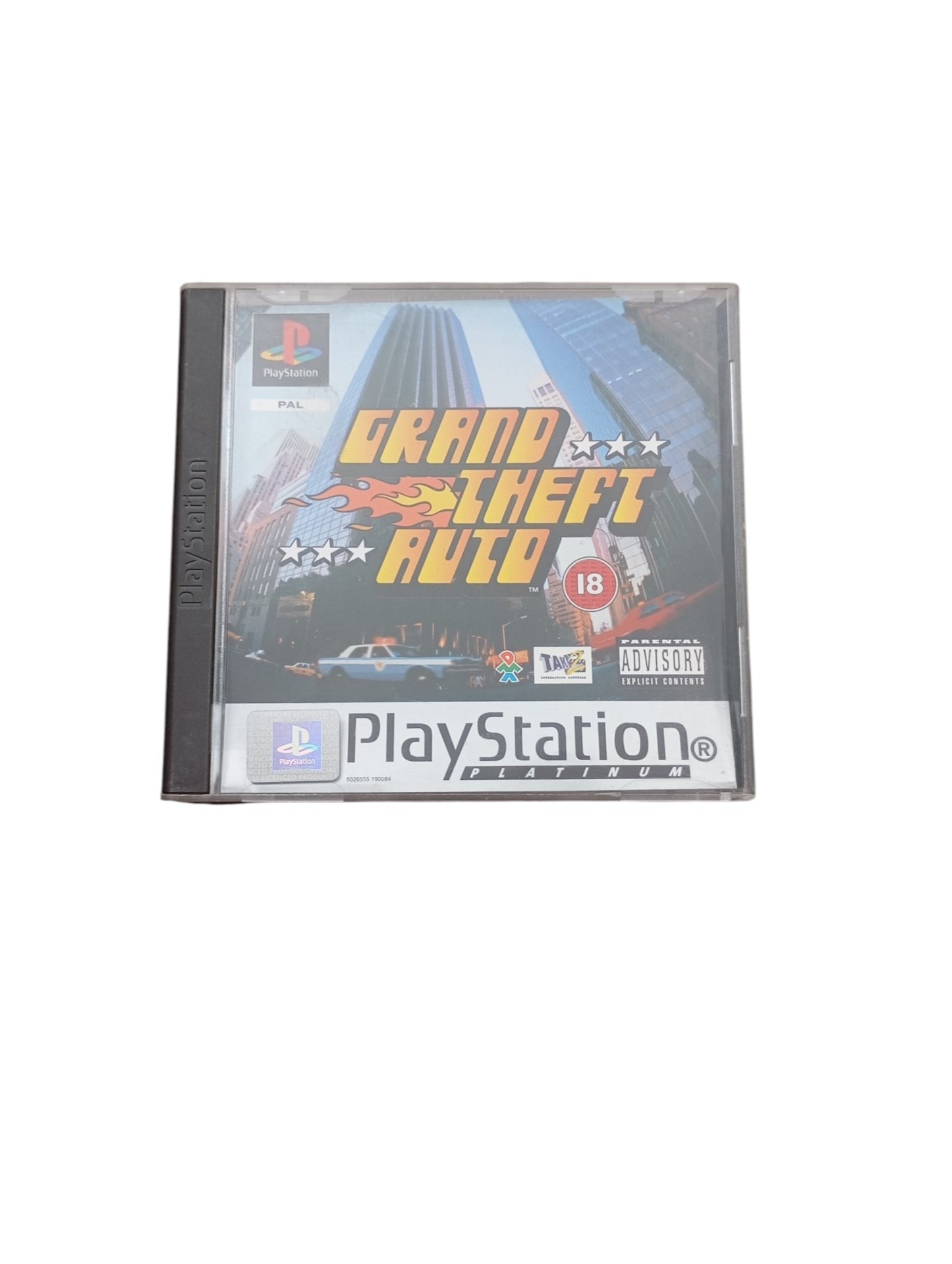 Grand Theft Auto PlayStation 1 (PS1) Version Platinum