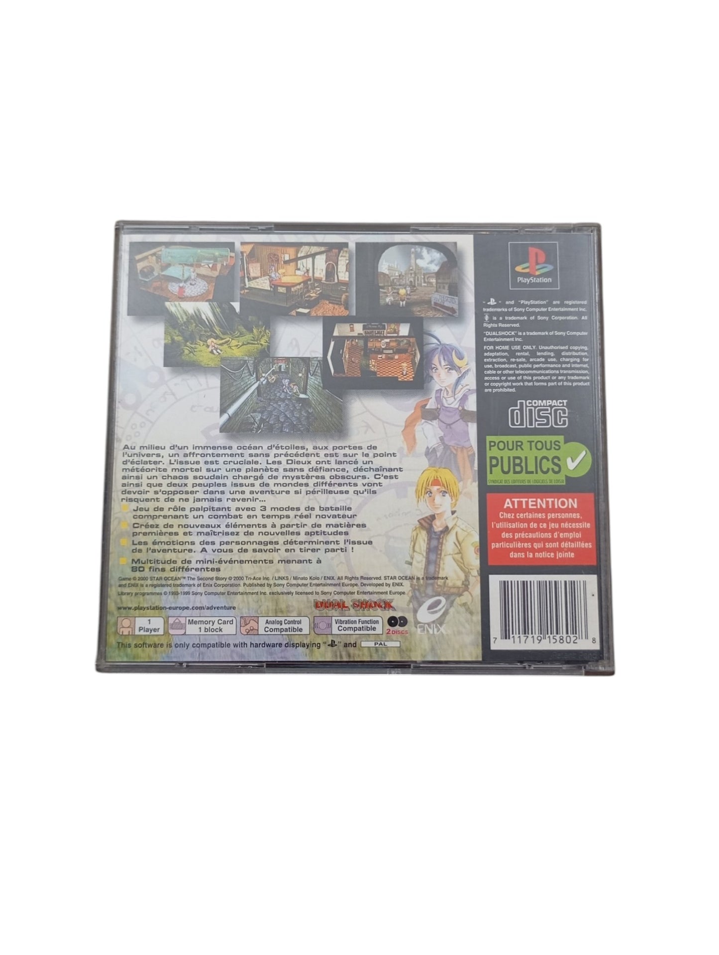 Star Ocean PlayStation 1 (PS1)