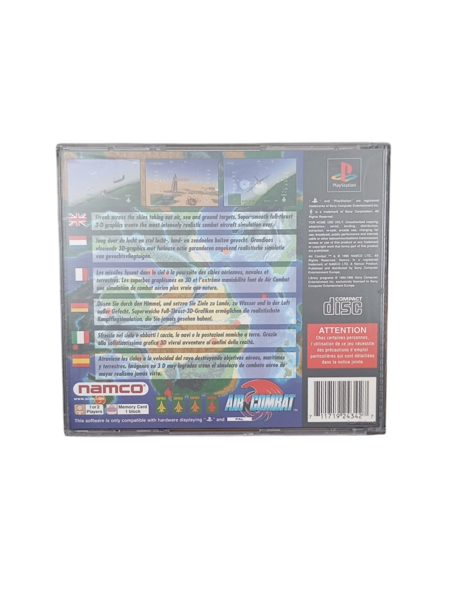 Air Combat PlayStation 1 (PS1)