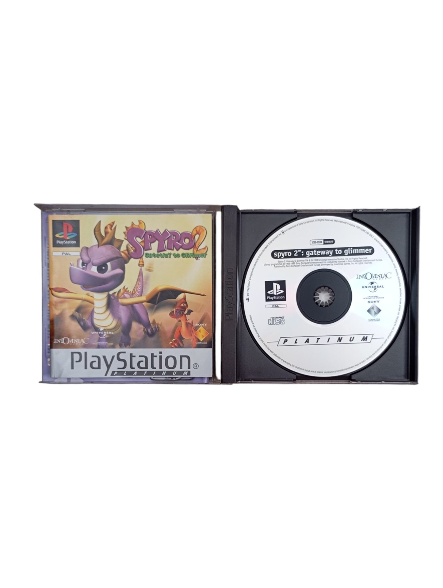 Spyro 2 Gateway To Glimmer PlayStation 1 (PS1)