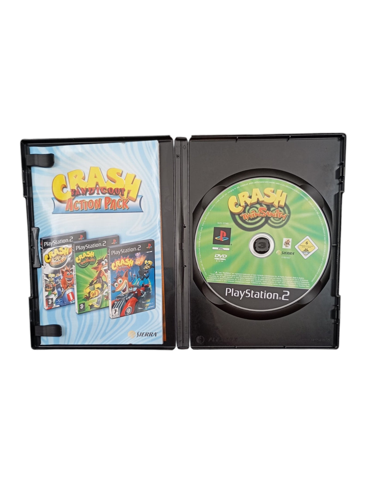 Crash Bandicoot Action Pack playstation 2 (PS2) Version FRA