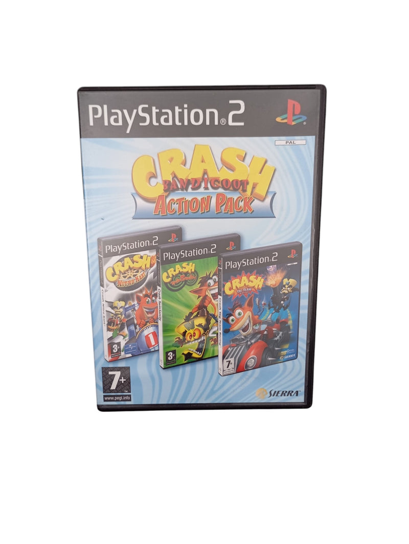 Crash Bandicoot Action Pack playstation 2 (PS2) Version FRA