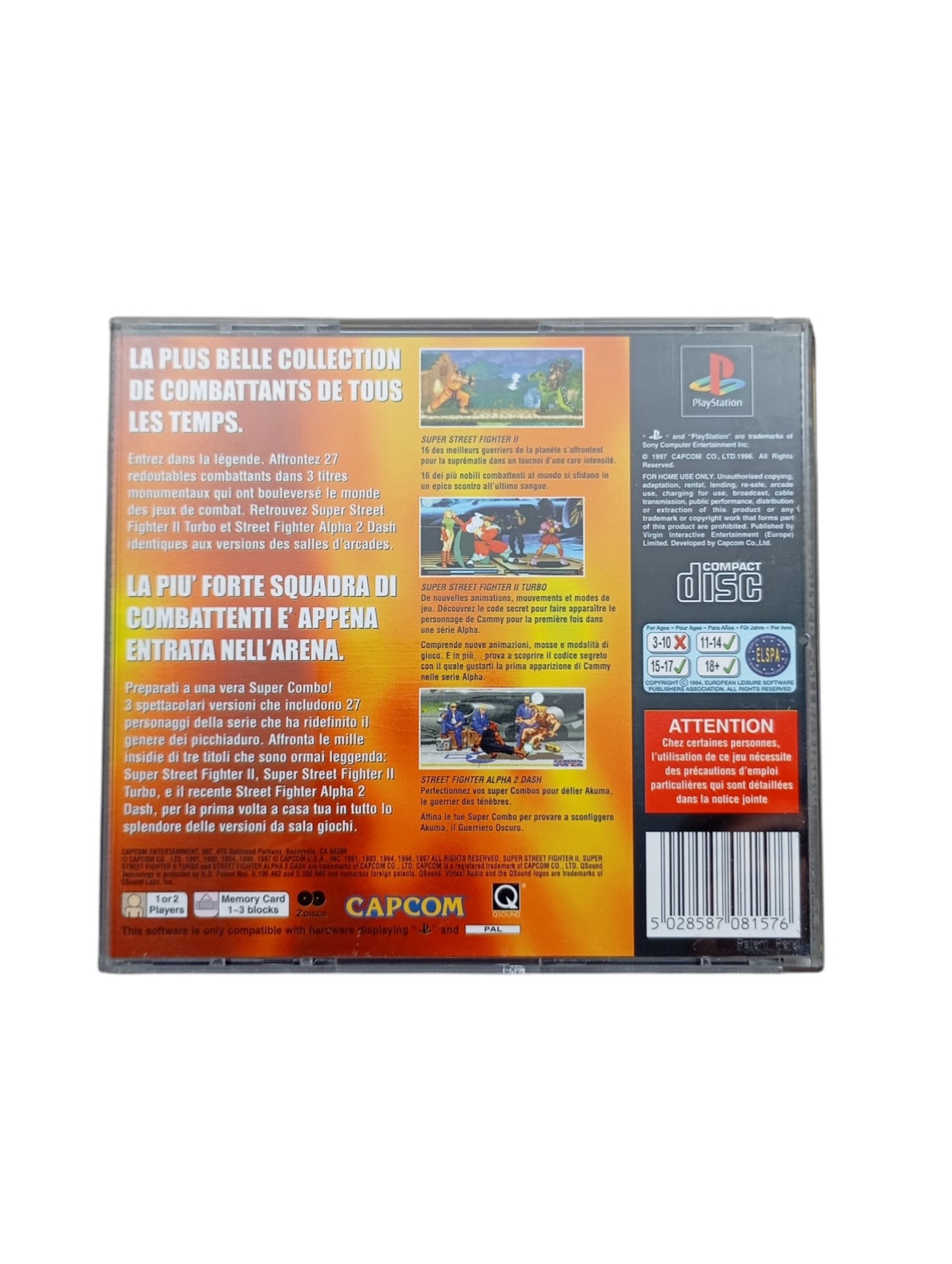 Street Fighter Collection PlayStation 1 (PS1) | Complet FRA