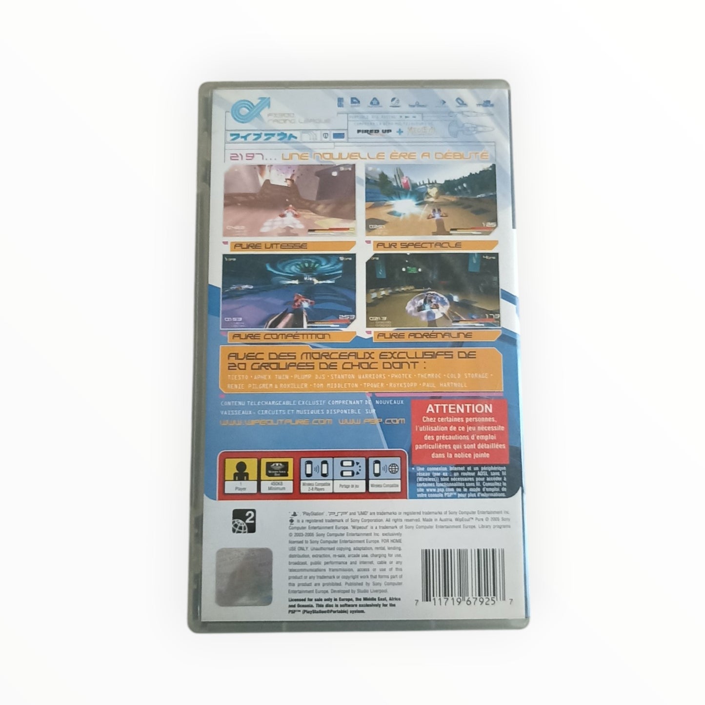 Wipeout Pure playstation portable (PSP)