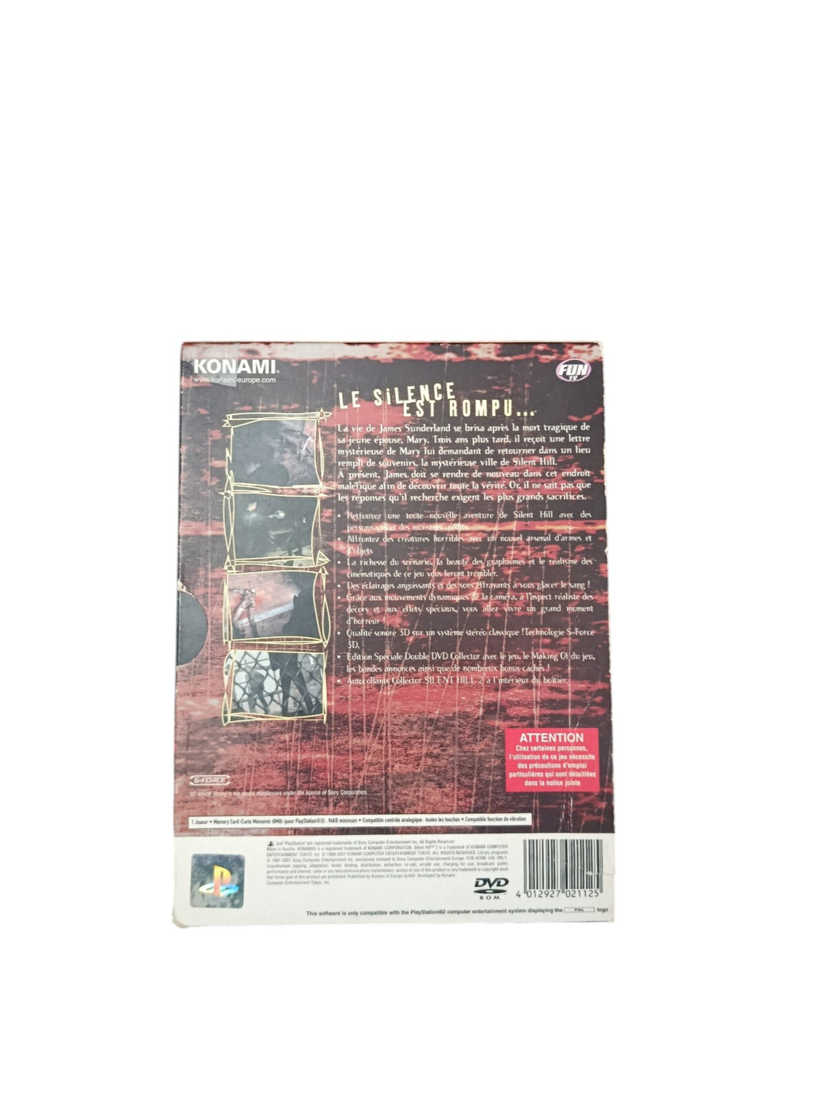 Silent Hill 2 – Édition Spéciale Double DVD Collector – PlayStation 2 (complet)