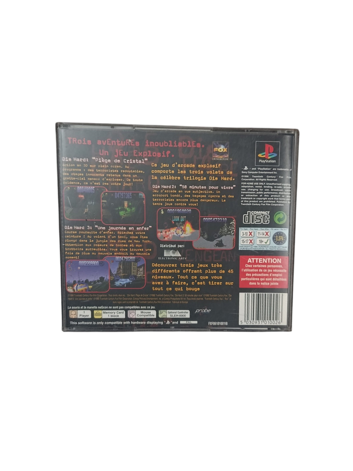 Die Hard Trilogy playstation 1 (PS1)