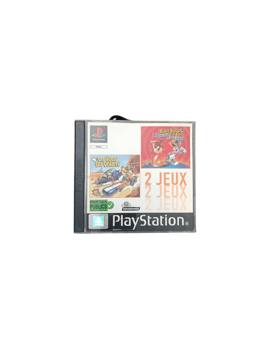 2 Jeux Bugs Bunny & Les Fous Du Volant PlayStation 1 (PS1)