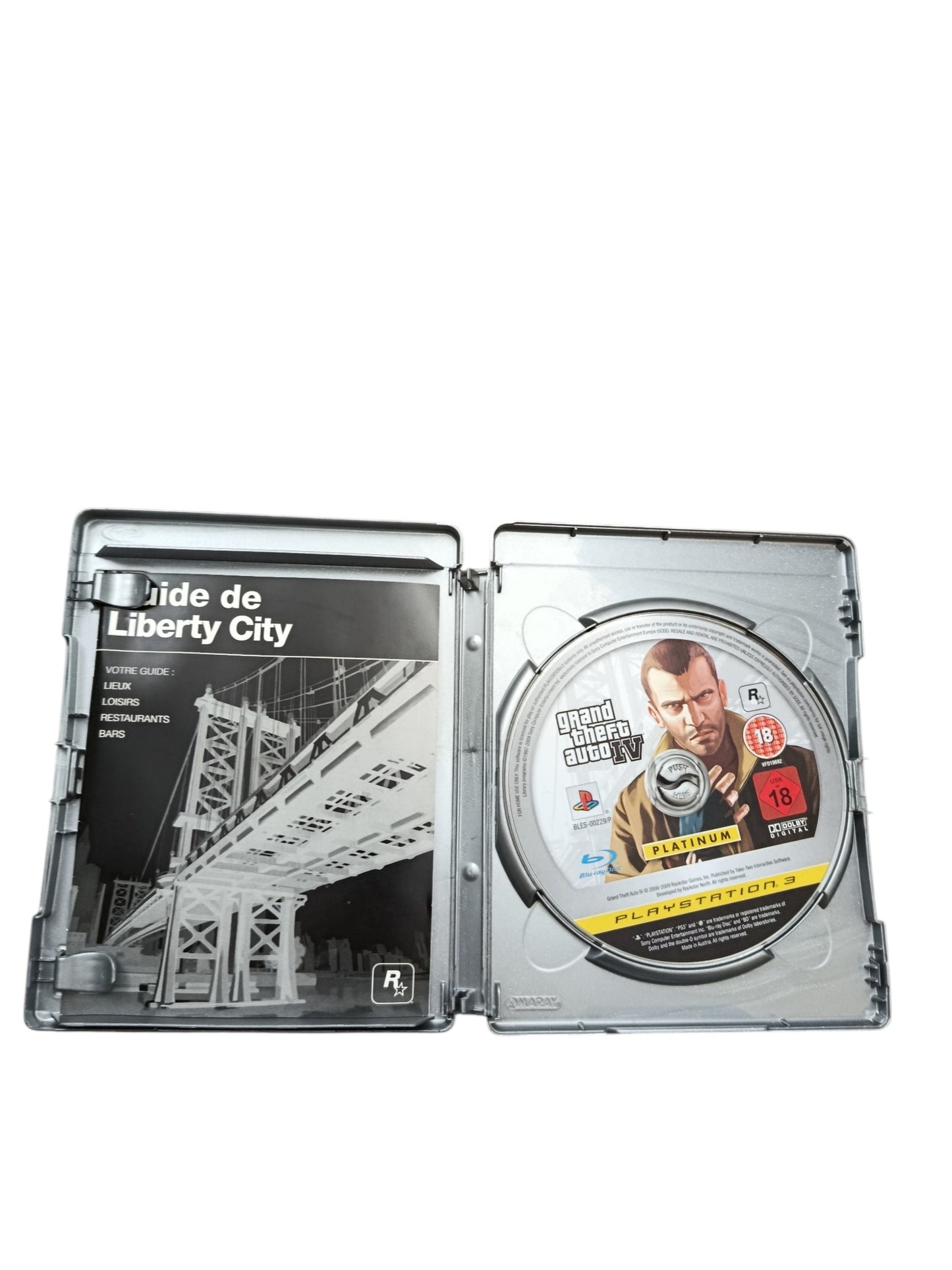 Grand Theft Auto IV (GTA IV) Playstation 3 (PS3) Complet Version Platinum
