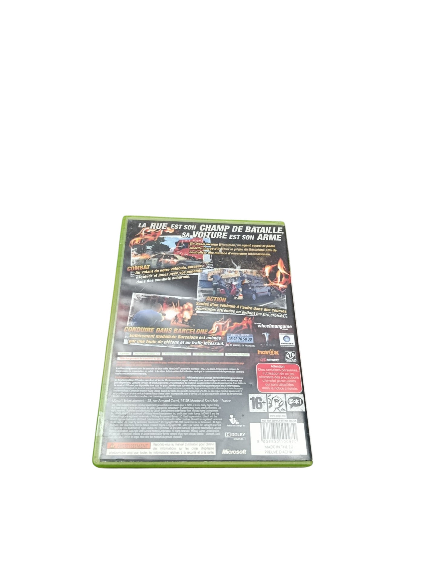 Vin Diesel Wheelman Xbox 360