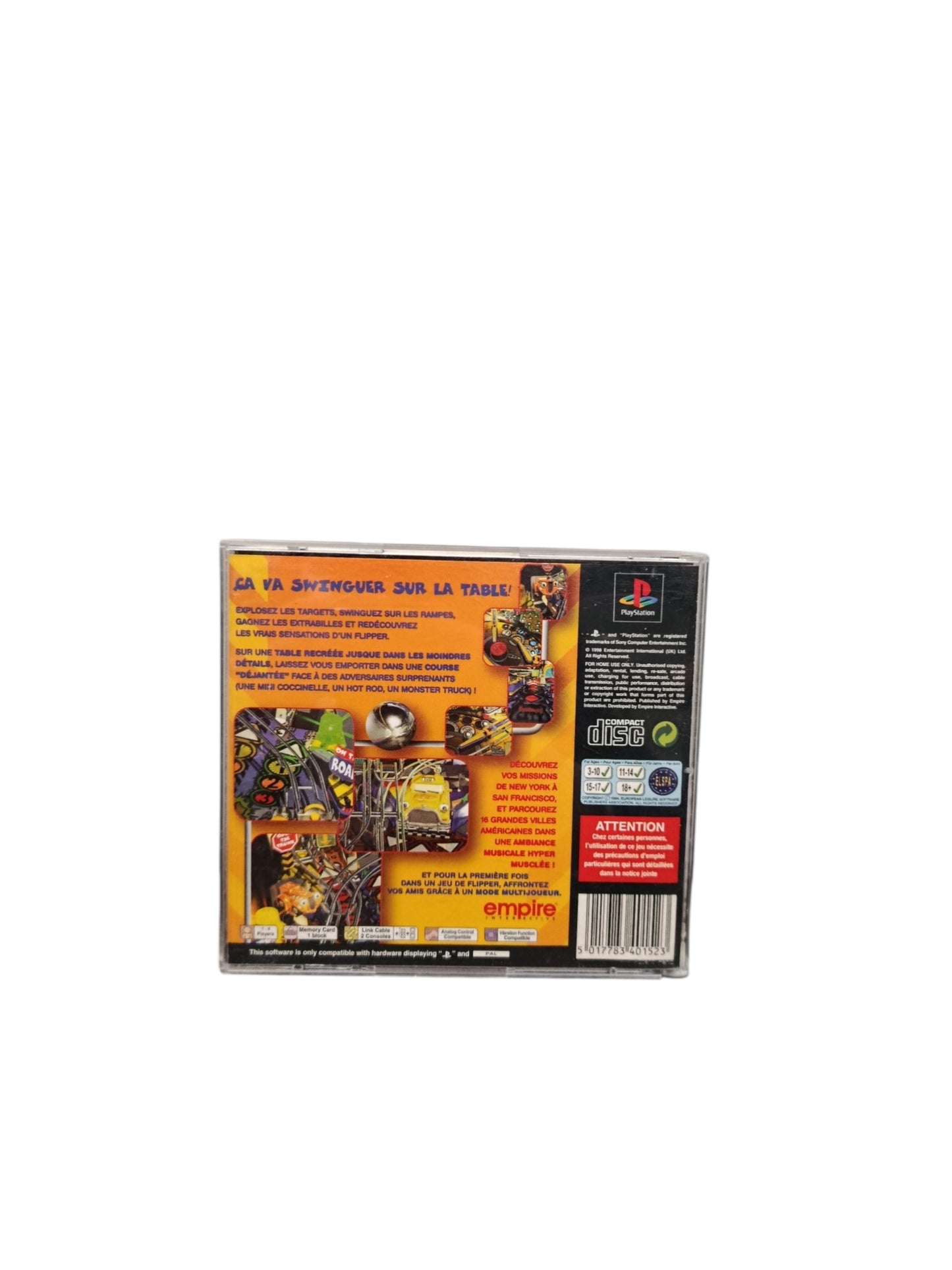 Pro Pinball Brc-Race Playstation 1 (PS1)