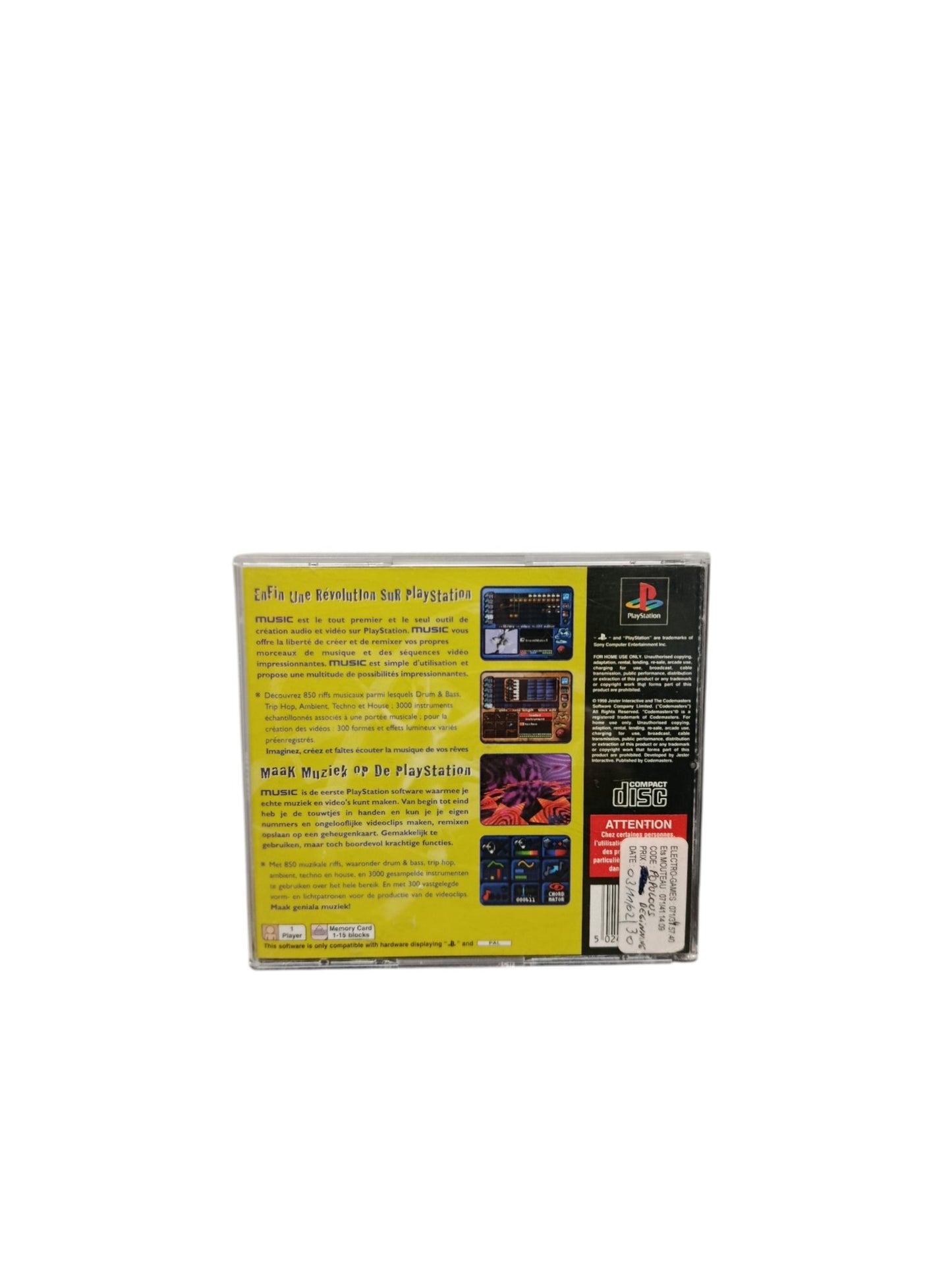 Music Seconde Vie Playstation 1 (PS1)