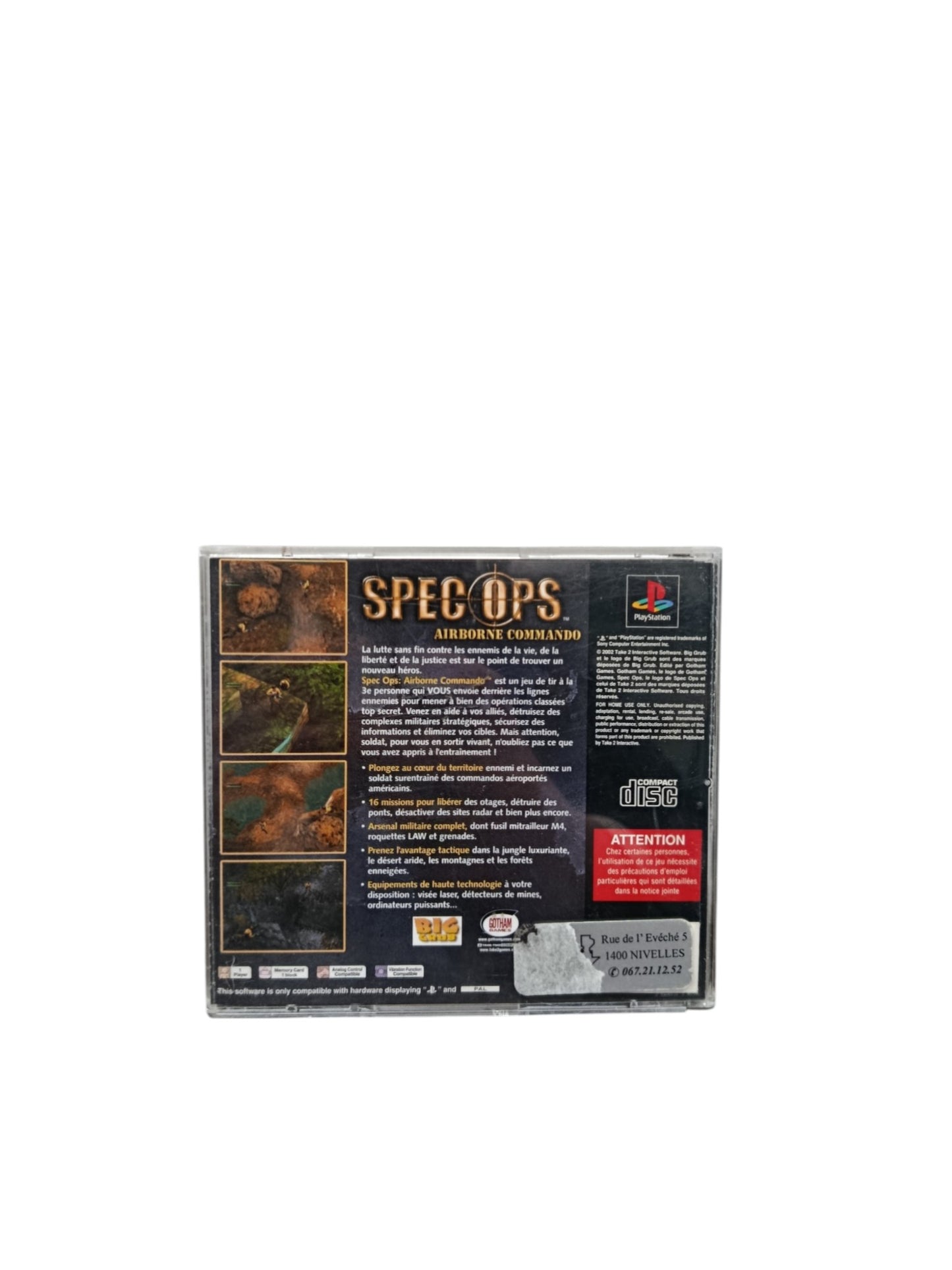 Spec Ops Seconde Vie Playstation 1 (PS1)