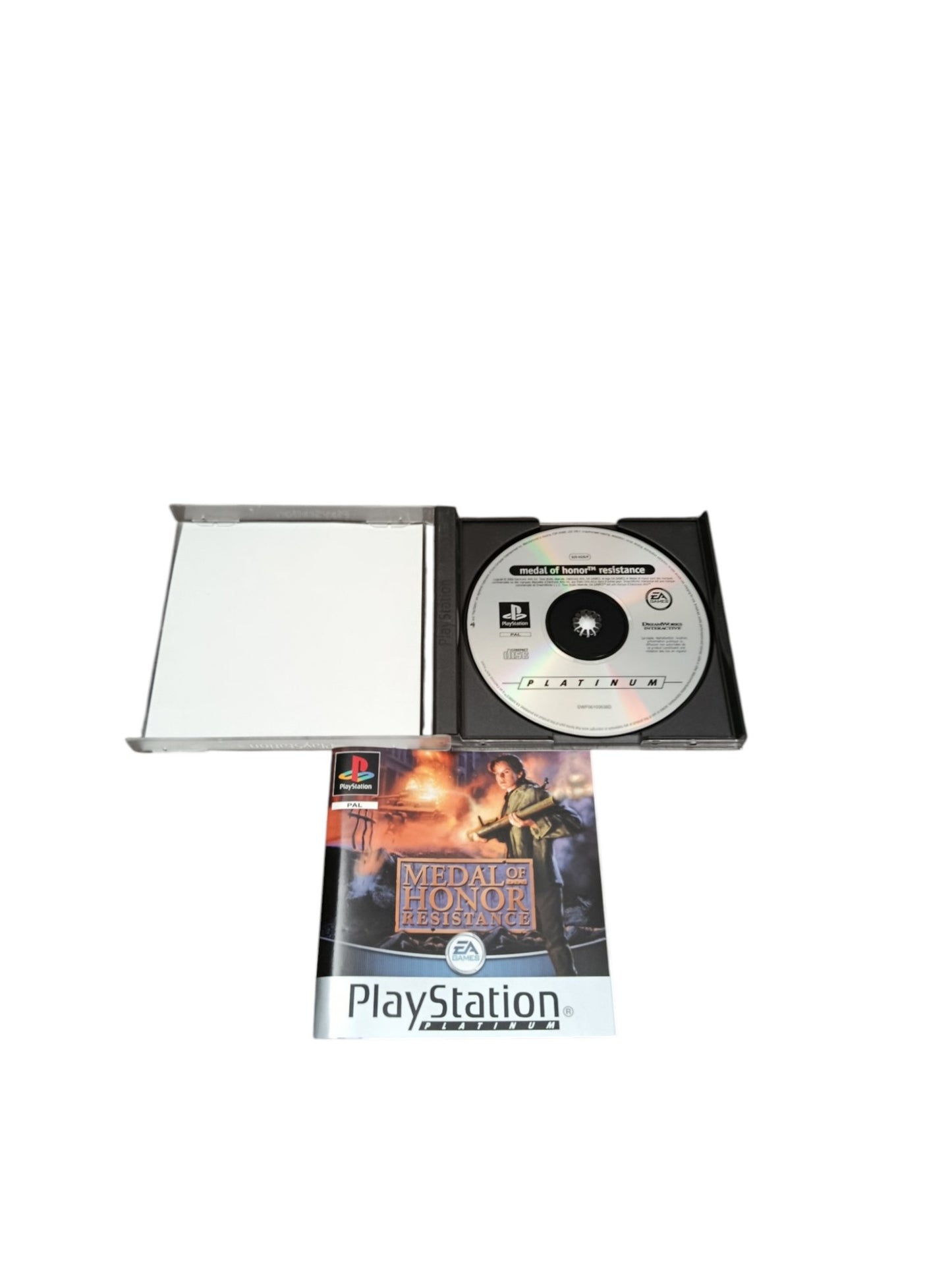 Medal Of Honor Resistance Playstation 1 (PS1) Version Platinum