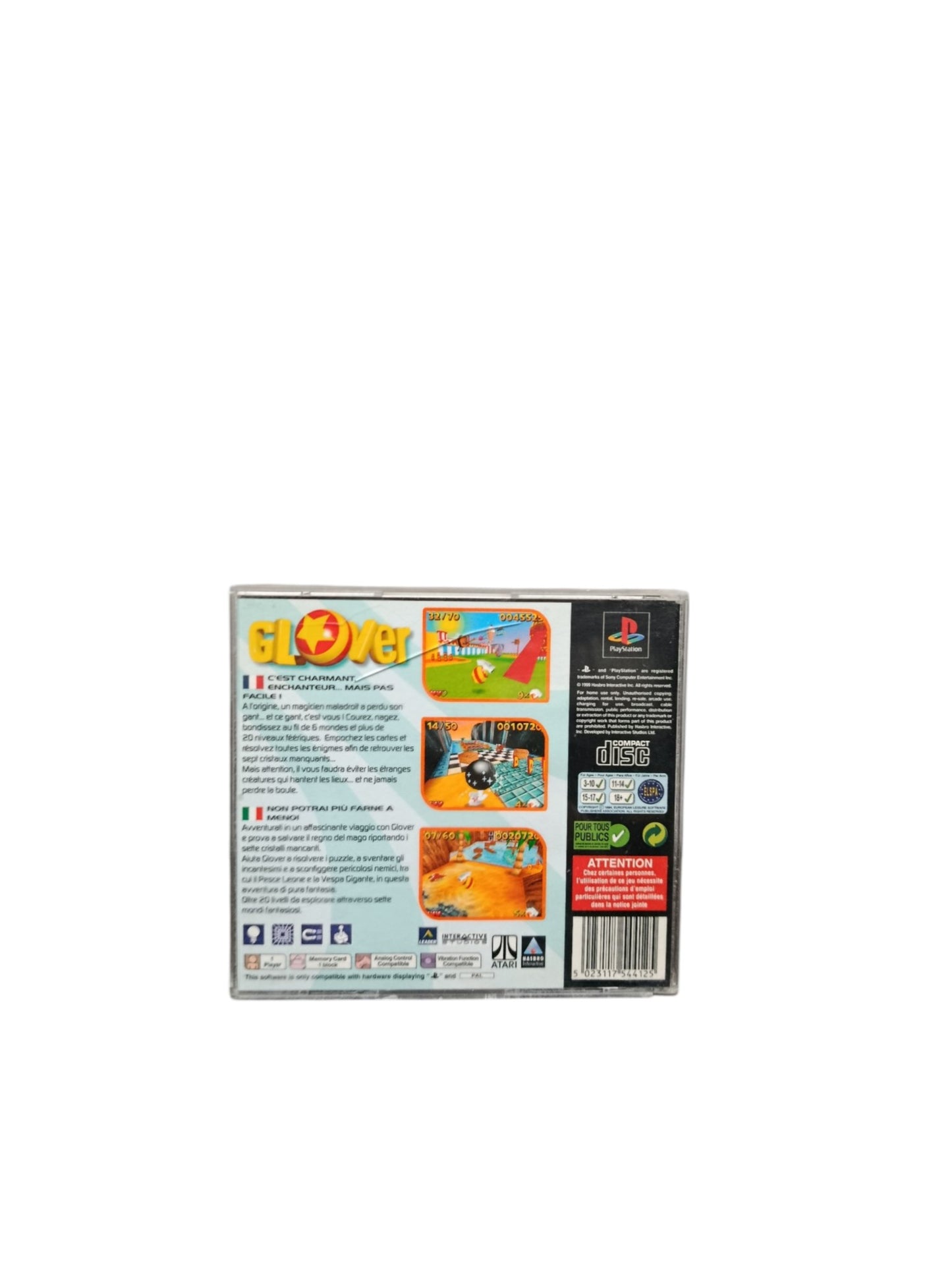Glover Playstation 1 (PS1)