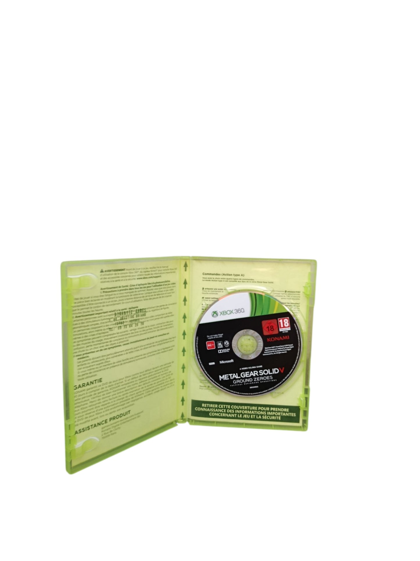 Metal Gear Solid V Ground Zeroes Xbox 360
