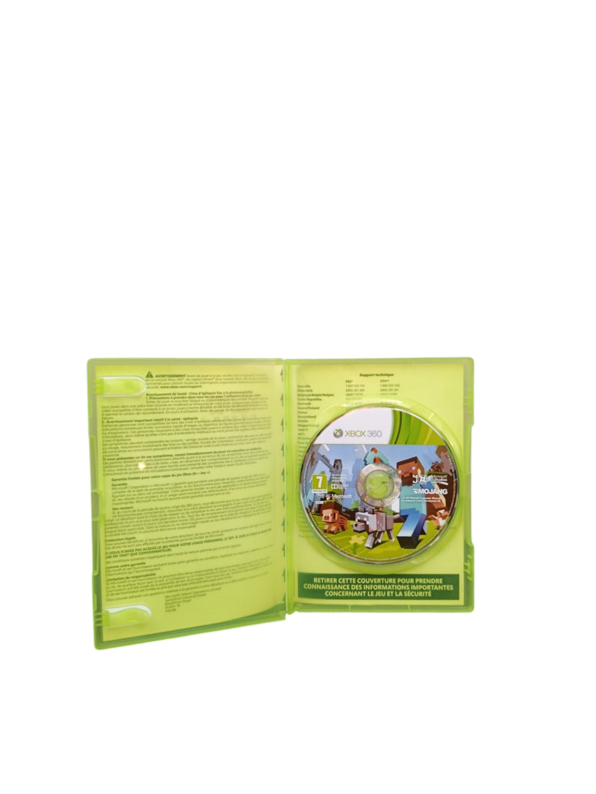 Minecraft Xbox 360 Edition Complet Version Française Jeu Culte