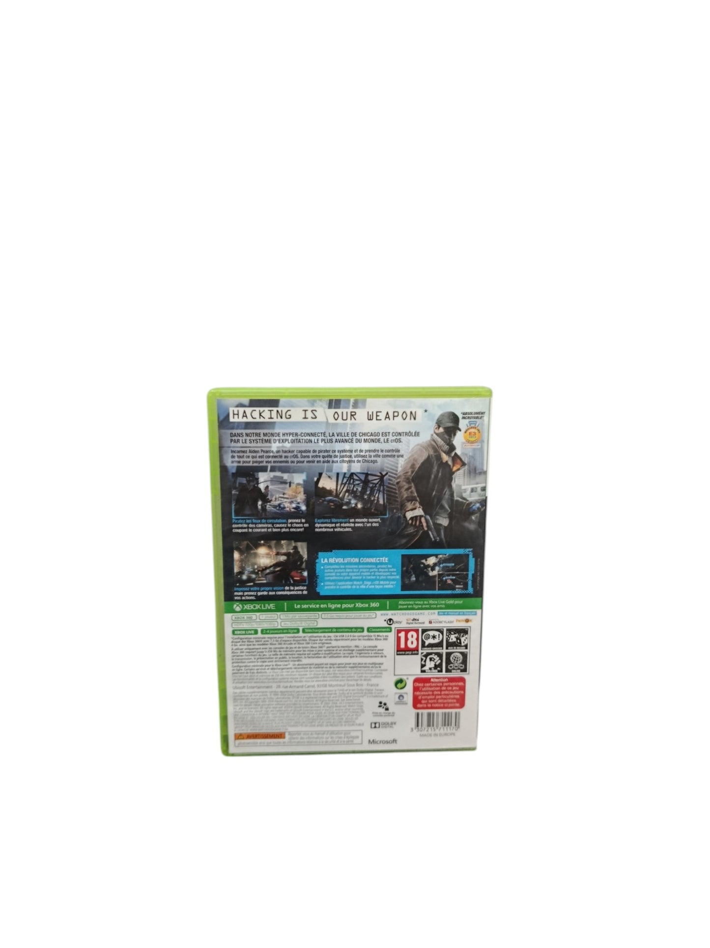 Watch Dogs Xbox 360 Complet