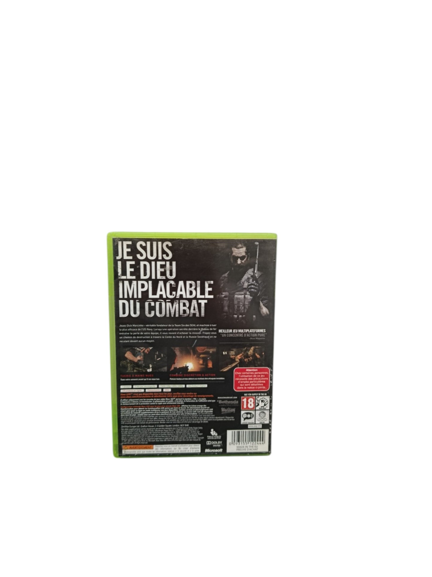 Rogue Warrior Xbox 360 Complet
